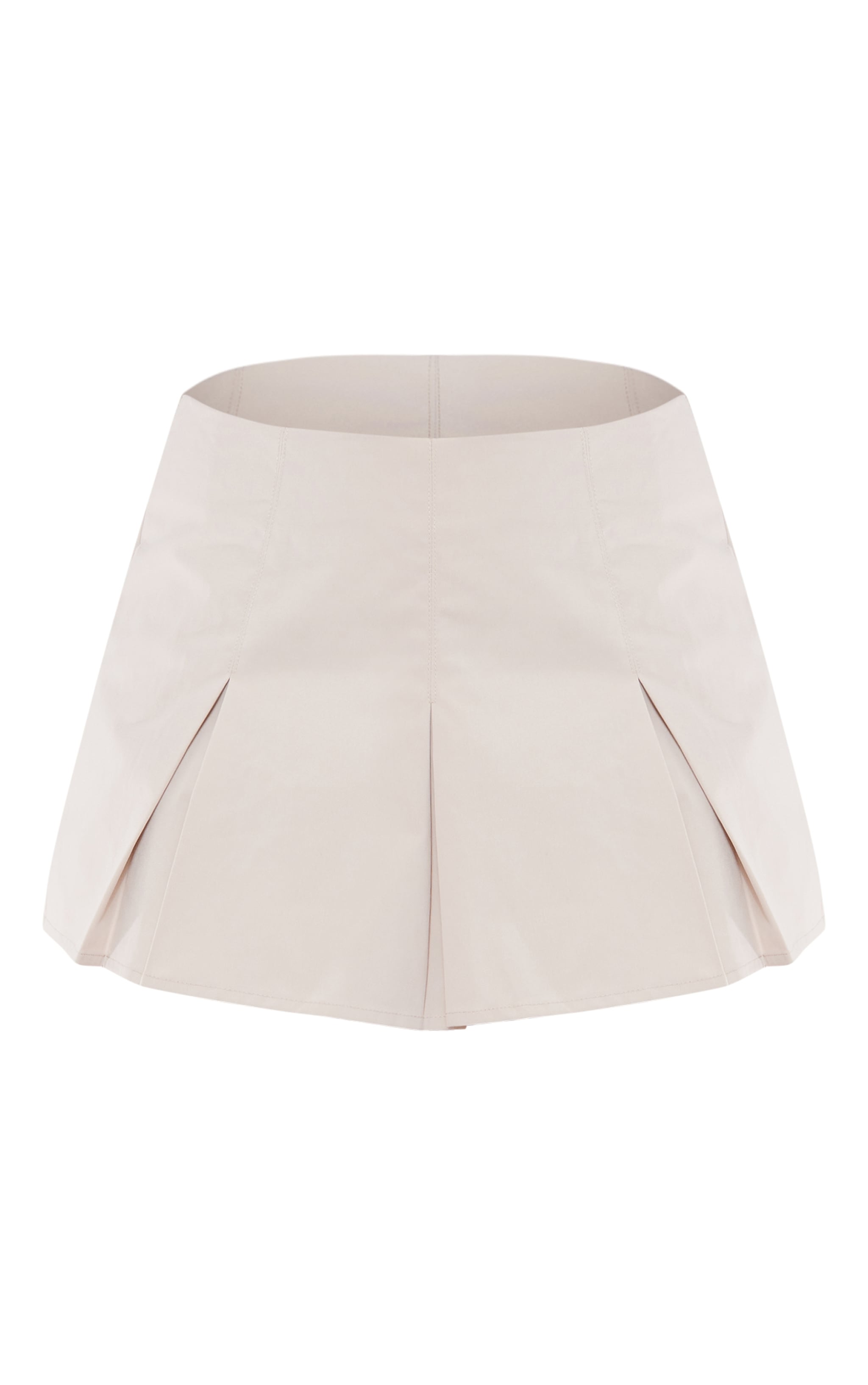 Stone Tailored Woven Box Pleat Skater Skort image 6