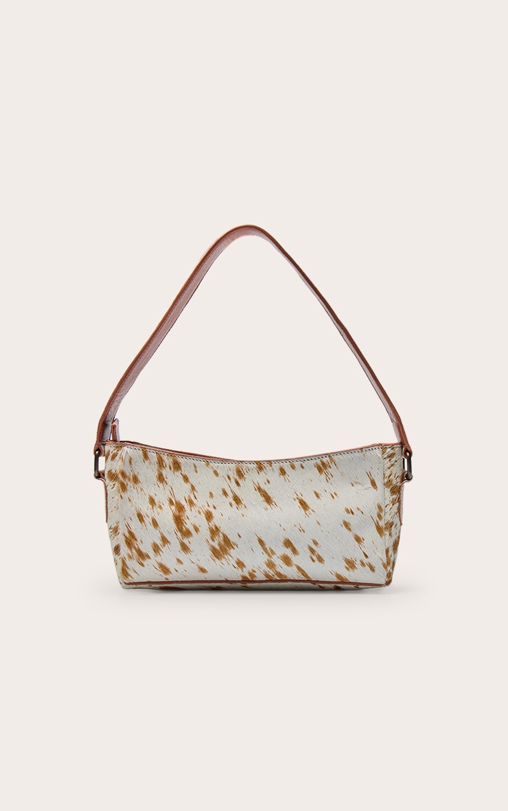 Deer Print Real Leather Shoulder Bag image 2