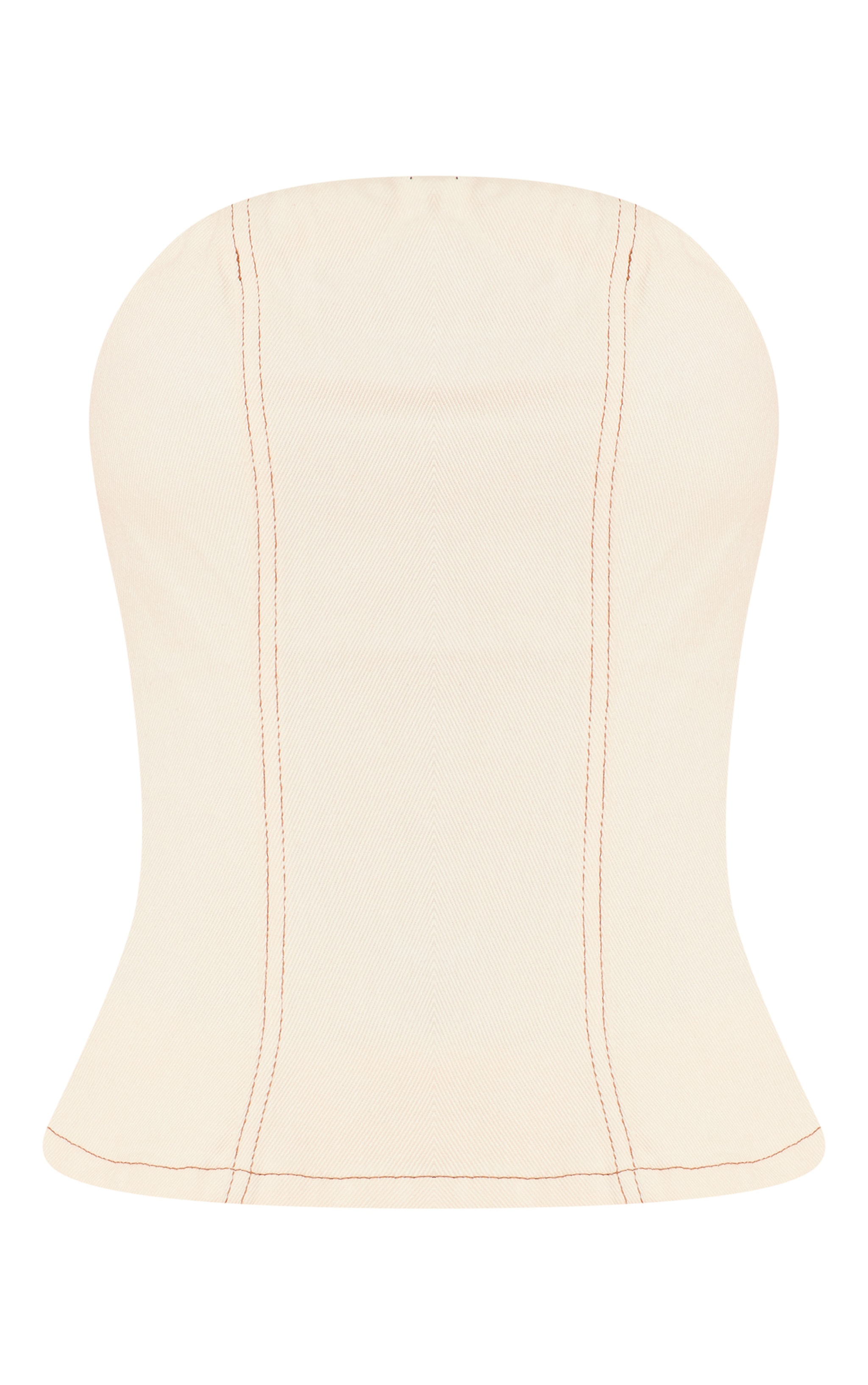 Tall Top bustier en jean écru image 5