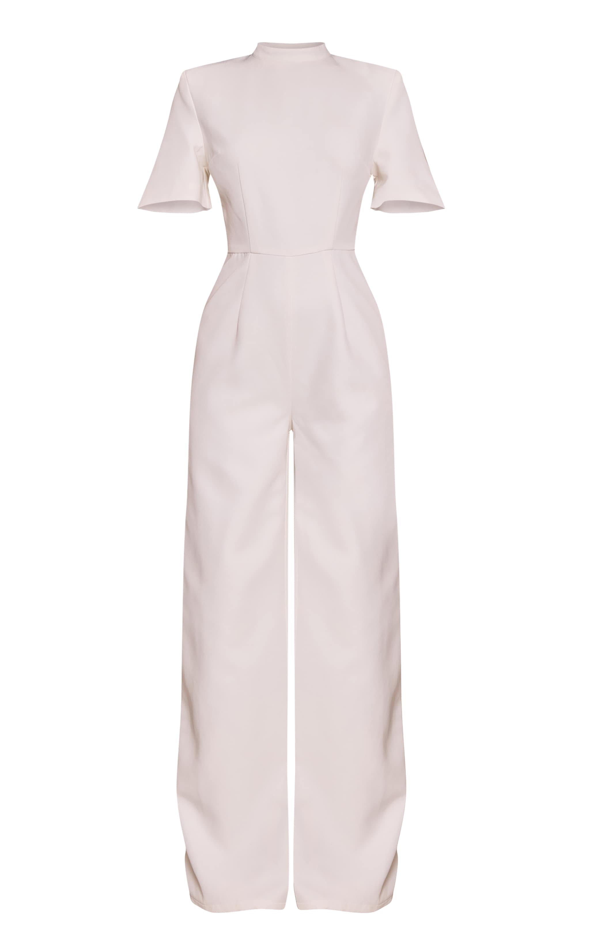 Combinaison de tailleur blanche à manches courtes image 5