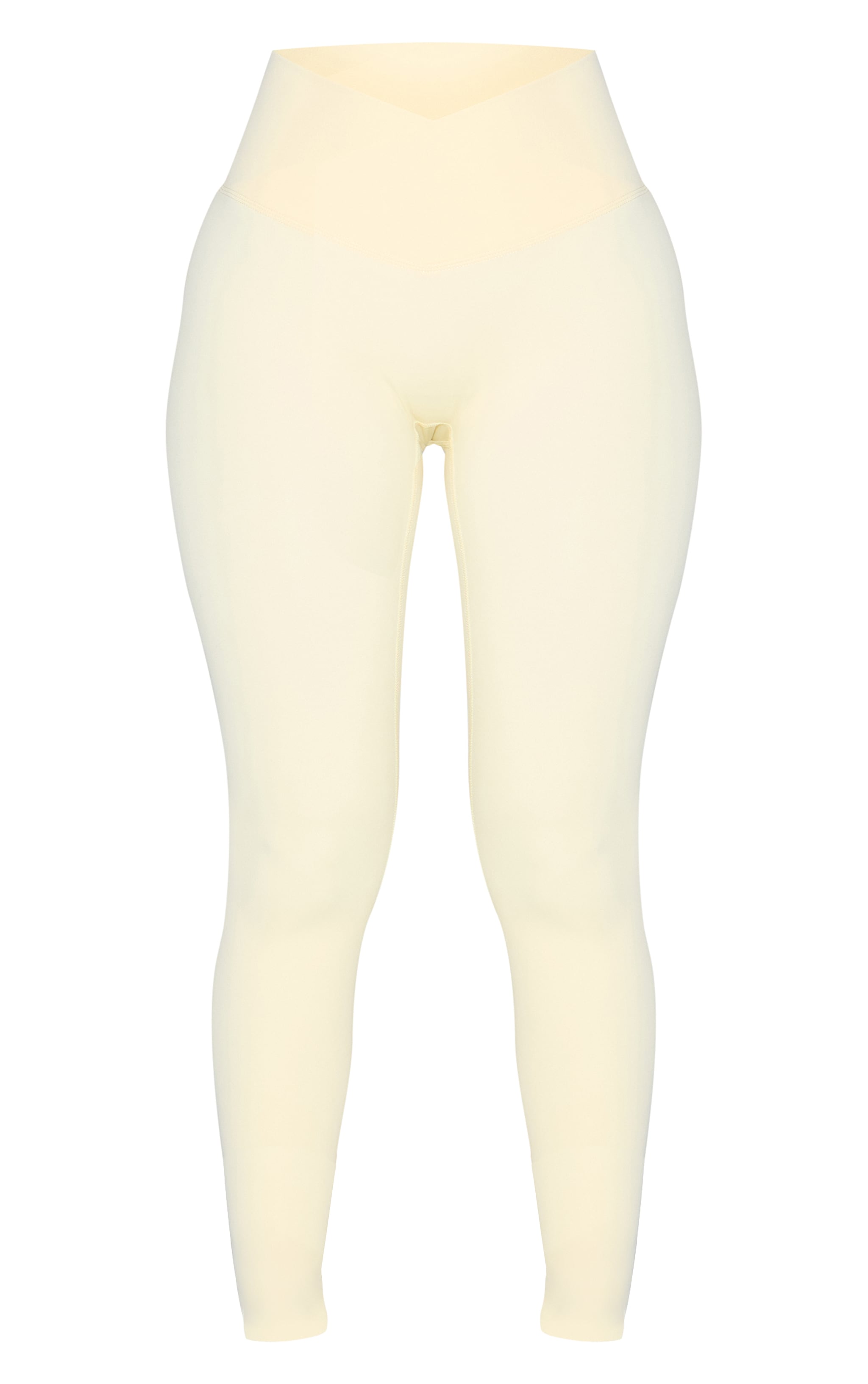 Petite Butter Cream Sculpt Wrap Waist Gym Legging image 5