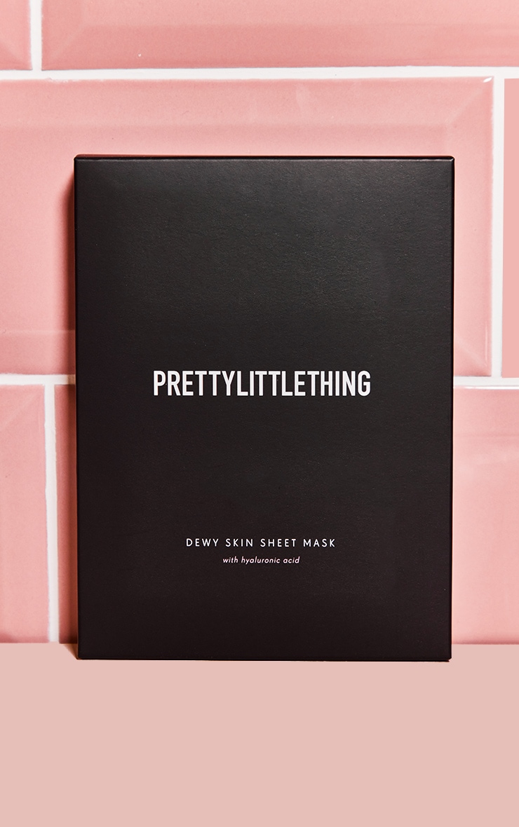 PRETTYLITTLETHING Dewy Sheet Mask With Hyaluronic Acid 5 Pack image 2