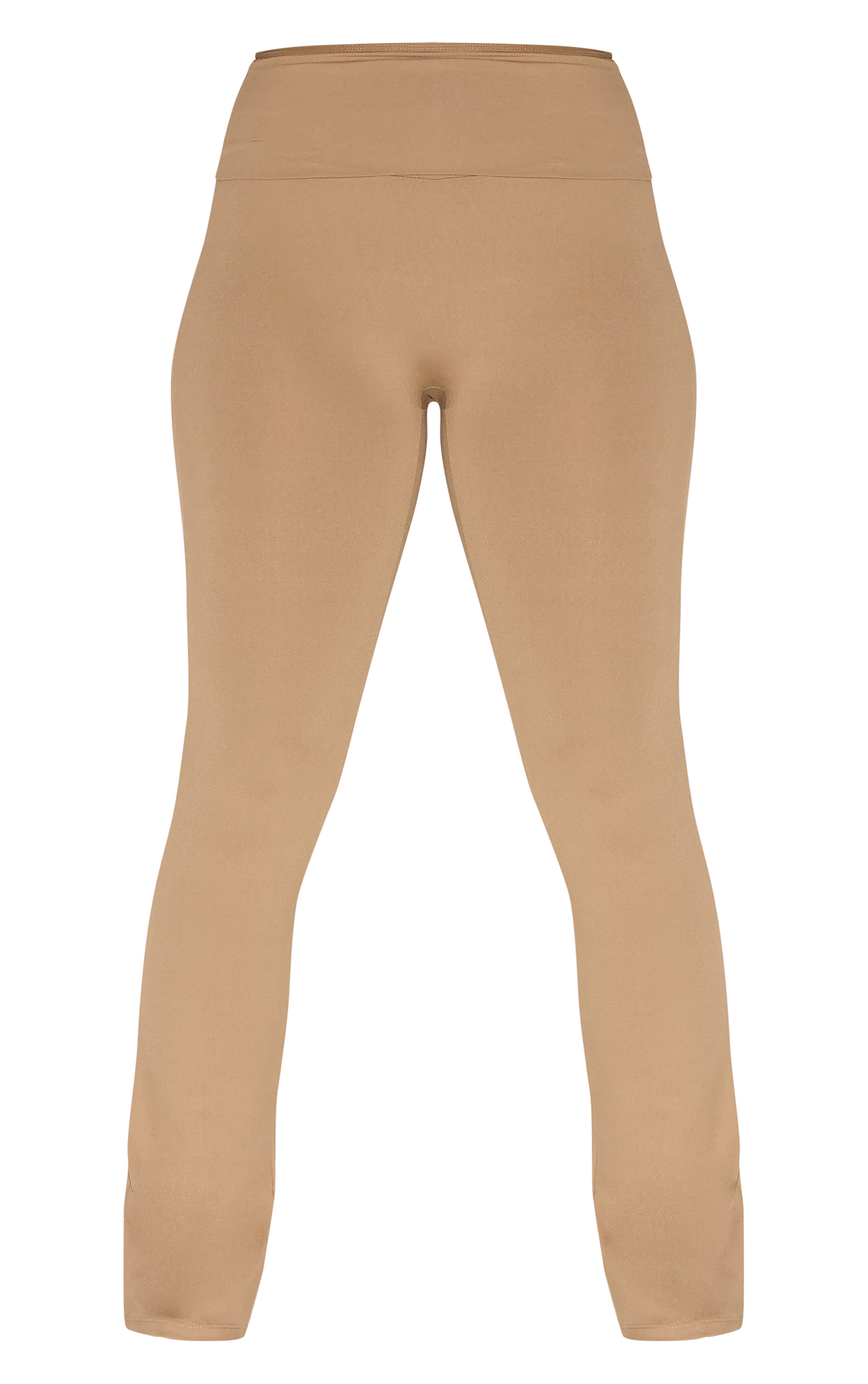 Shape Pantalon flare sculpté vert olive à taille repliée image 5
