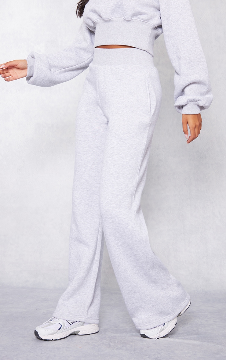 Tall Ash Grey Wide Leg Sweatpant image 1