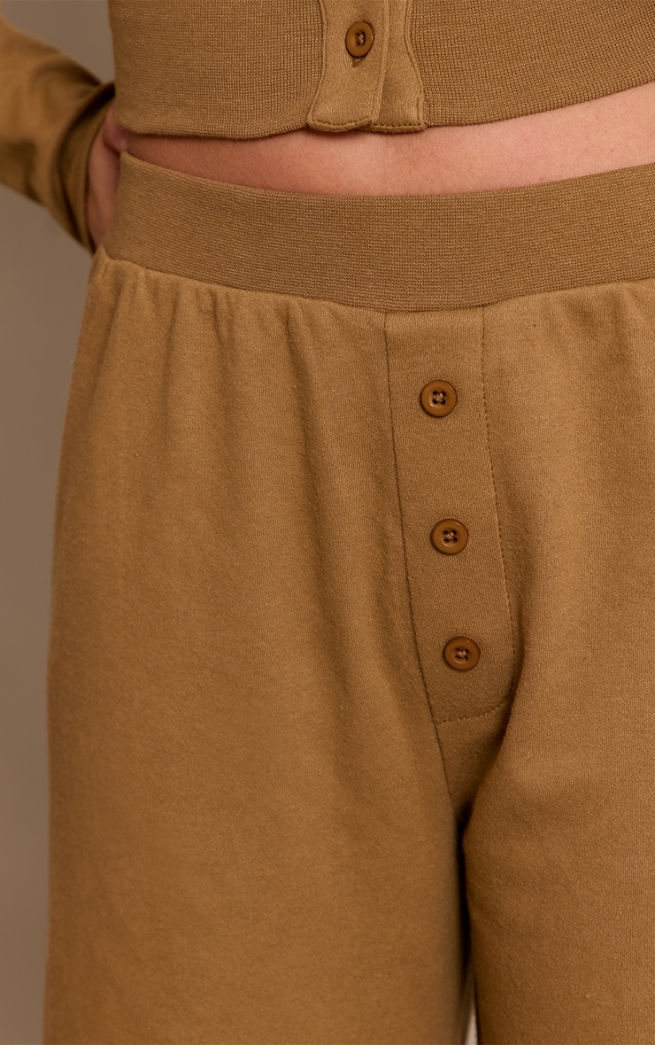 Taupe Super Soft Wide Leg Pants image 4