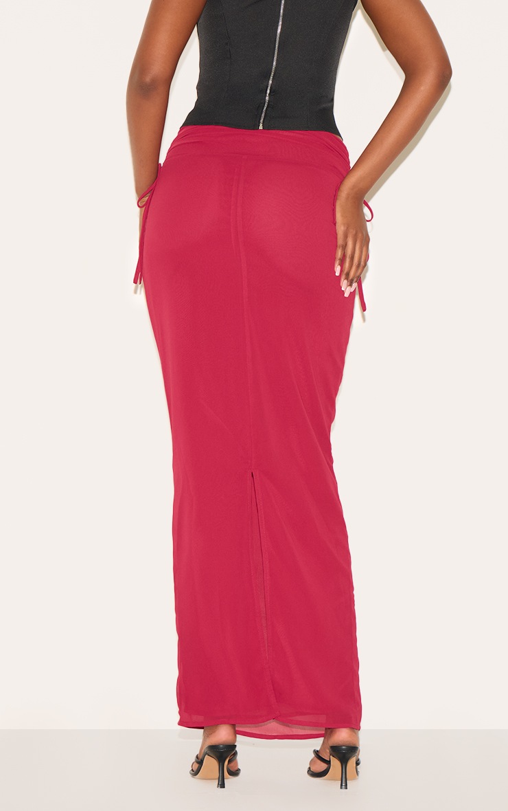 marge Organdy & chiffon shirring skirt