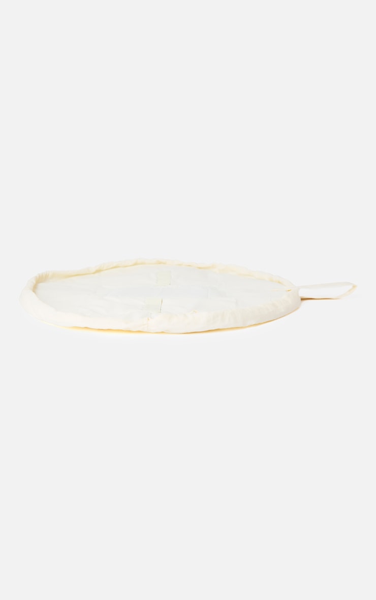 The Flat Lay Co. Drawstring Makeup Bag In Vanilla Parachute image 4