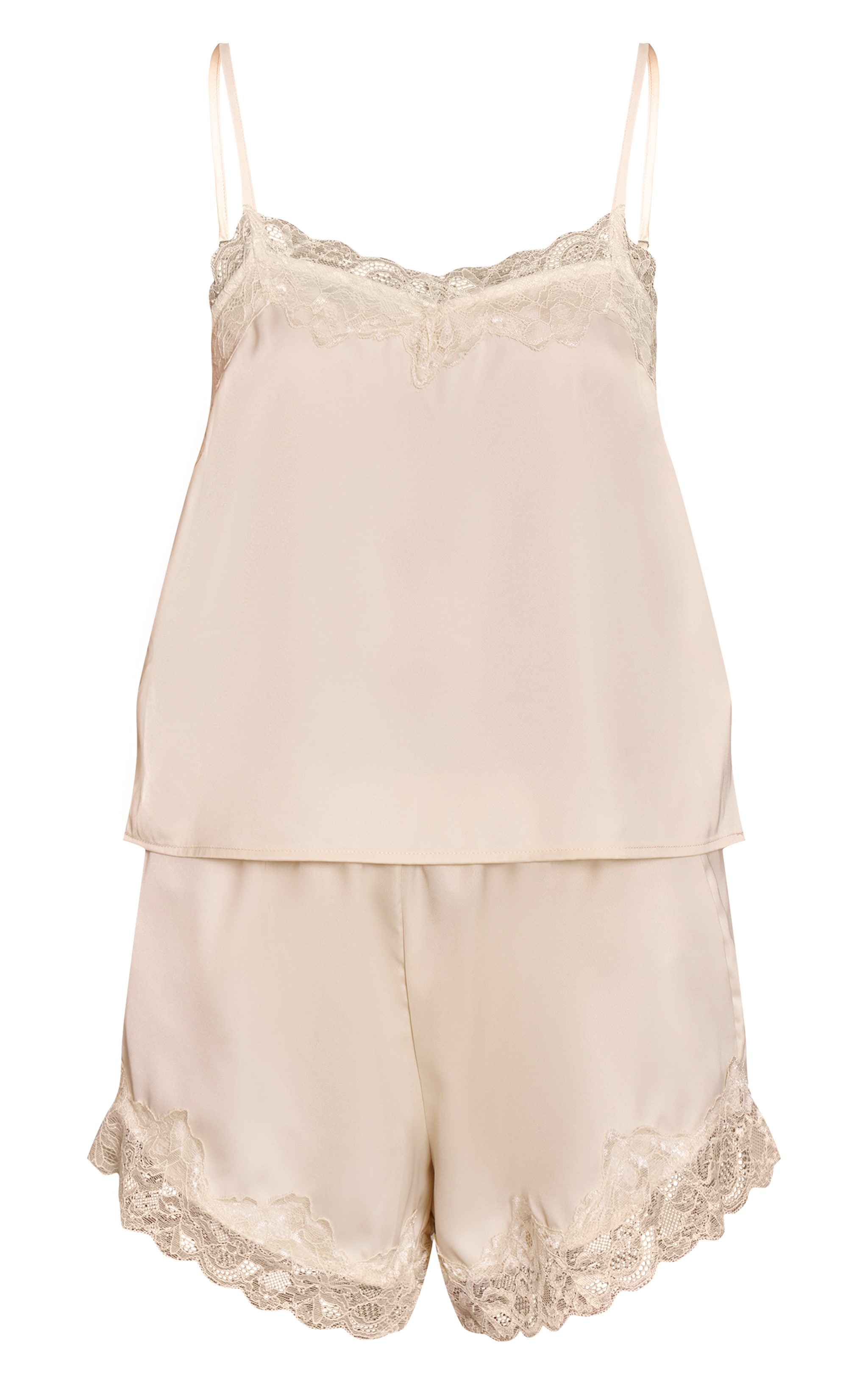 Pochette cadeau vêtements de nuit satinés crème image 5