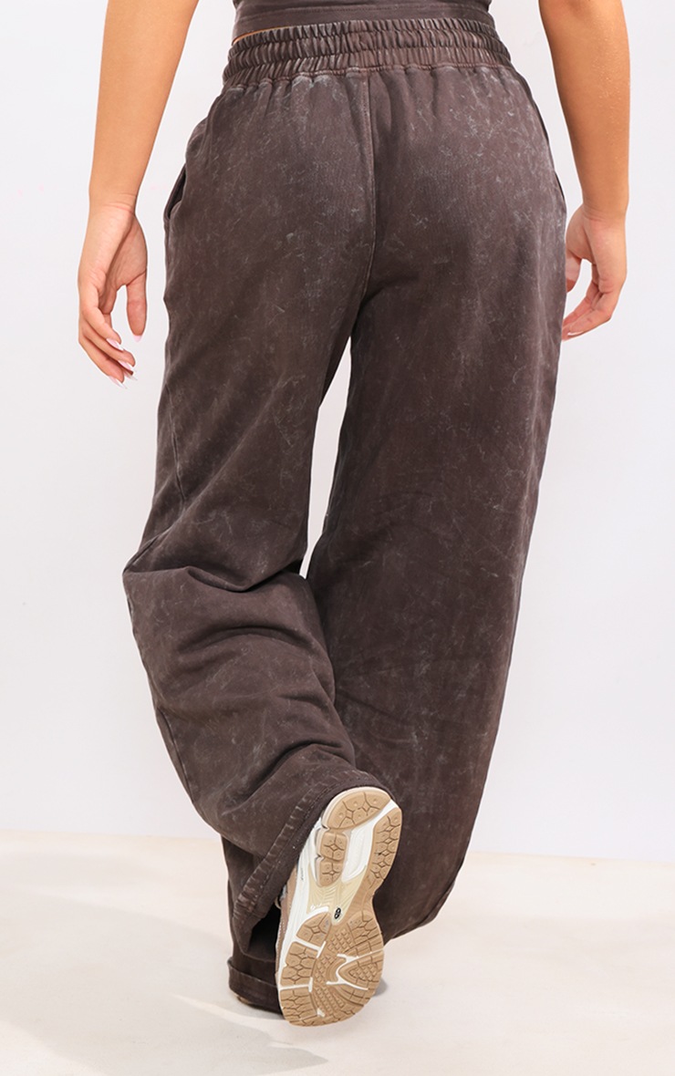 Chocolate Washed Low Rise Wide Leg Sweatpants | Sweat ...