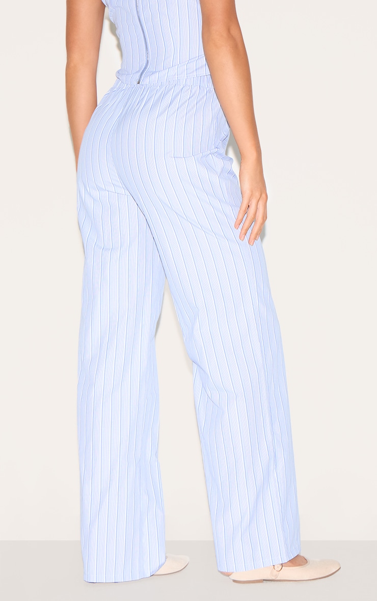 Tall Pantalon droit bleu à rayures image 3