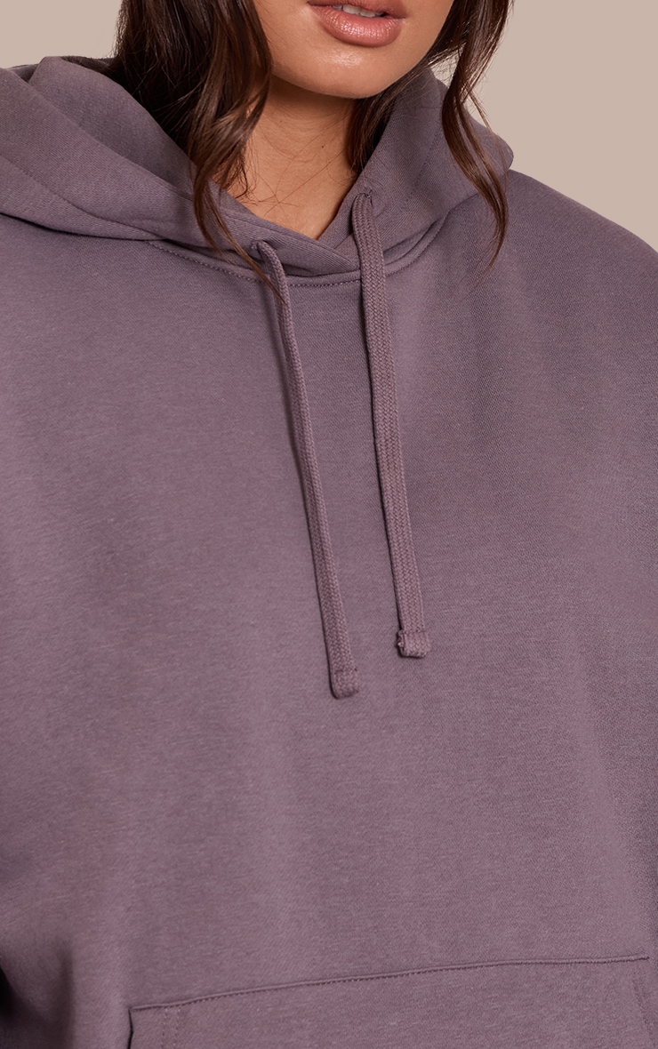 Charcoal PLT Studio Print Oversized Hoodie image 4