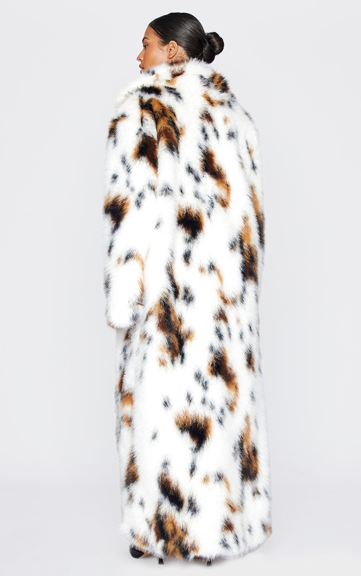 Tall Multi Faux Fur Maxi Coat image 2