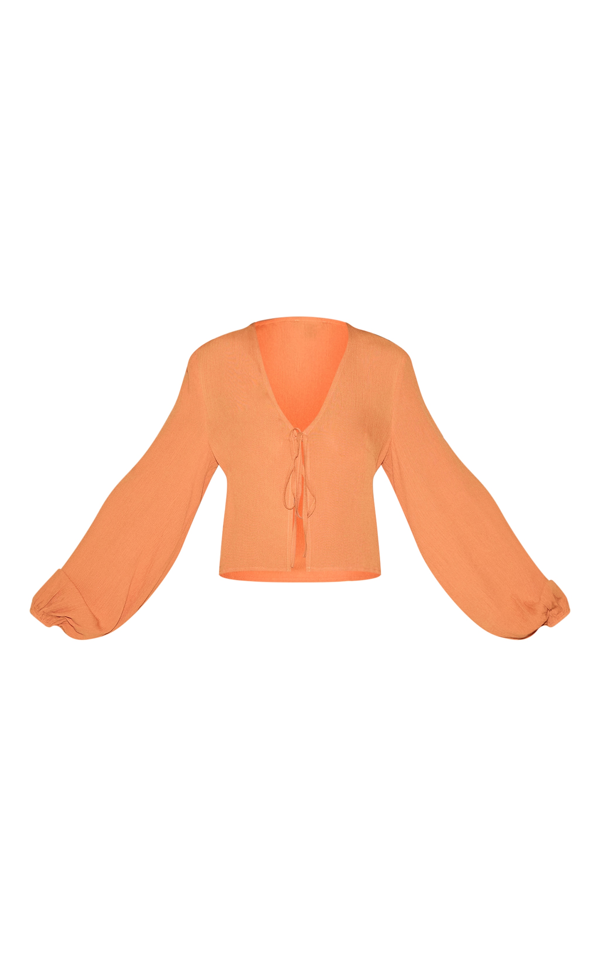 Chestnut Tie Front Blouse image 5