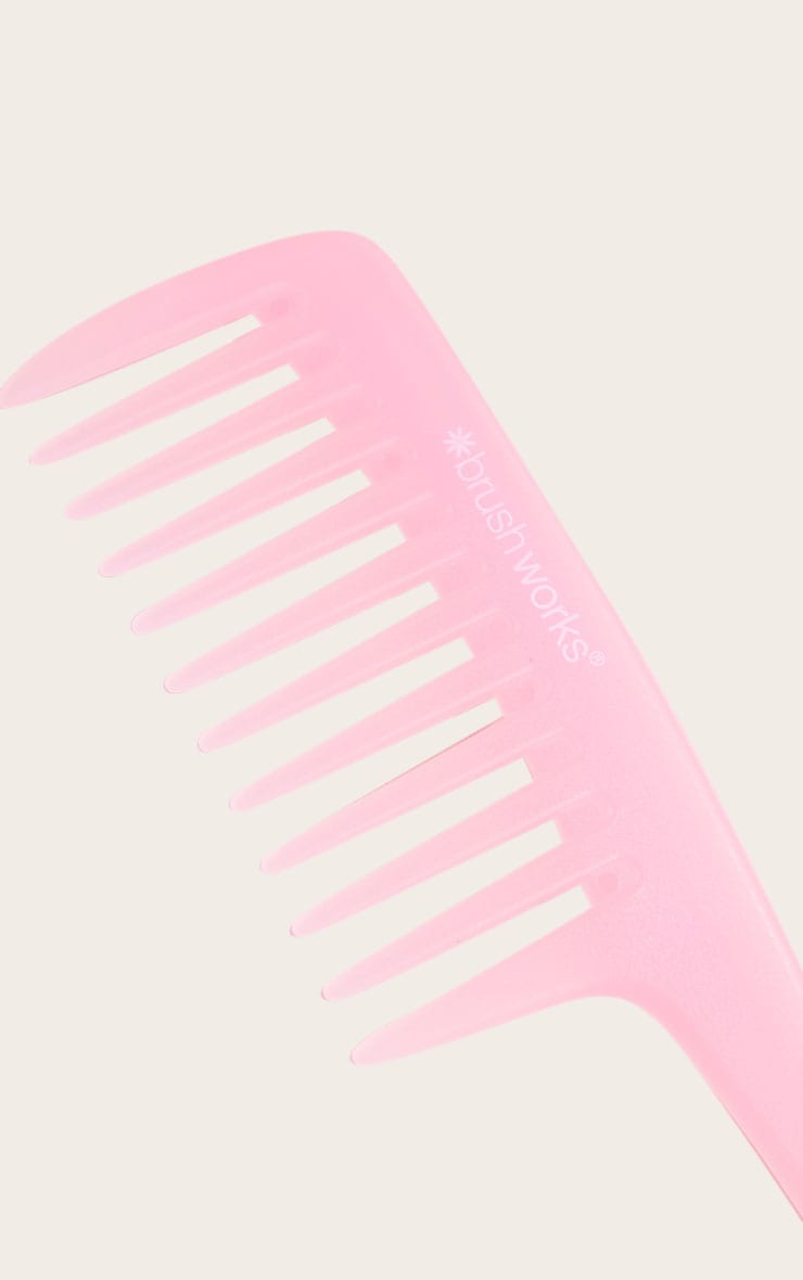 Brushworks Shower Comb Pink image 3