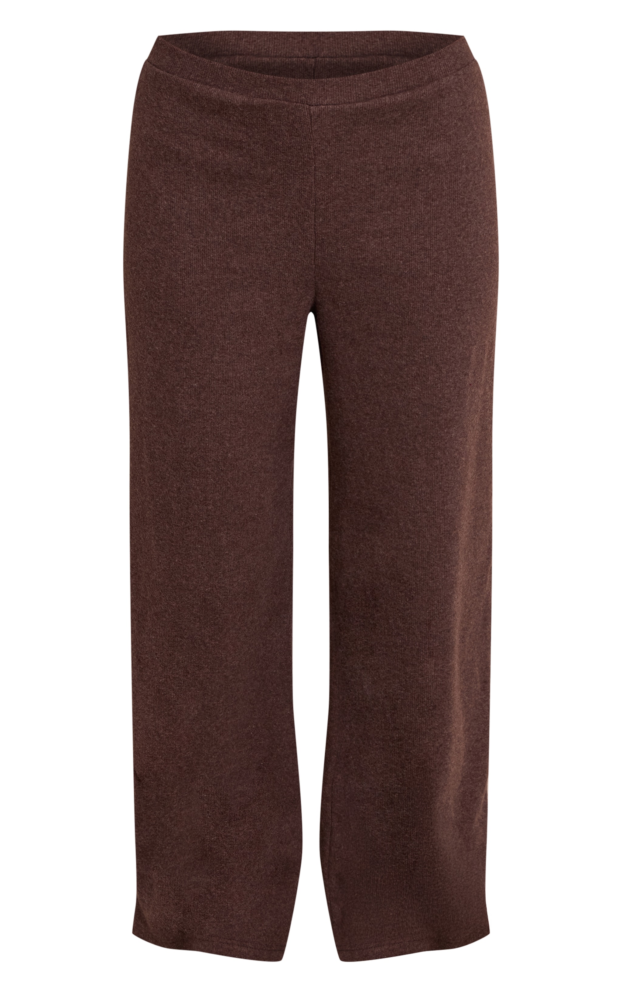 Pantalon large côtelé brossé chocolat image 5