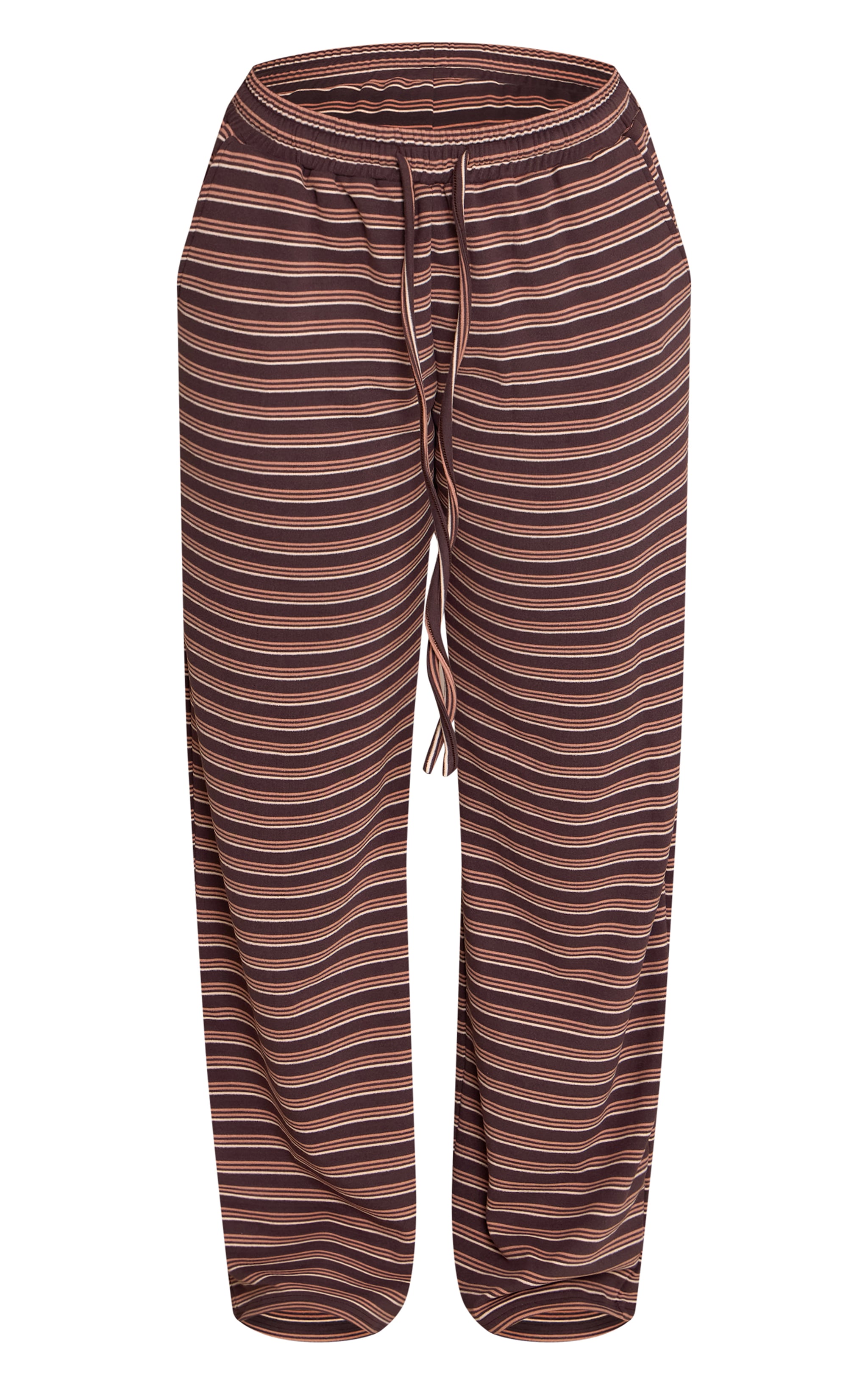 Shape Chocolate Striped Wide Leg Joggers image 5