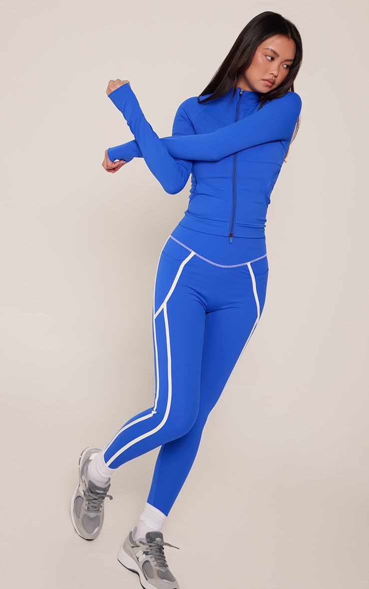Cobalt Sculpt Contrast Pocket Leggings image 2