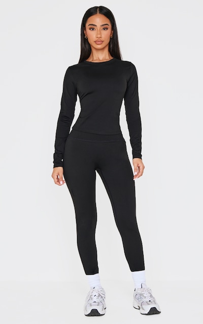Petite Legging de sport en Sculpt noir à taille haute