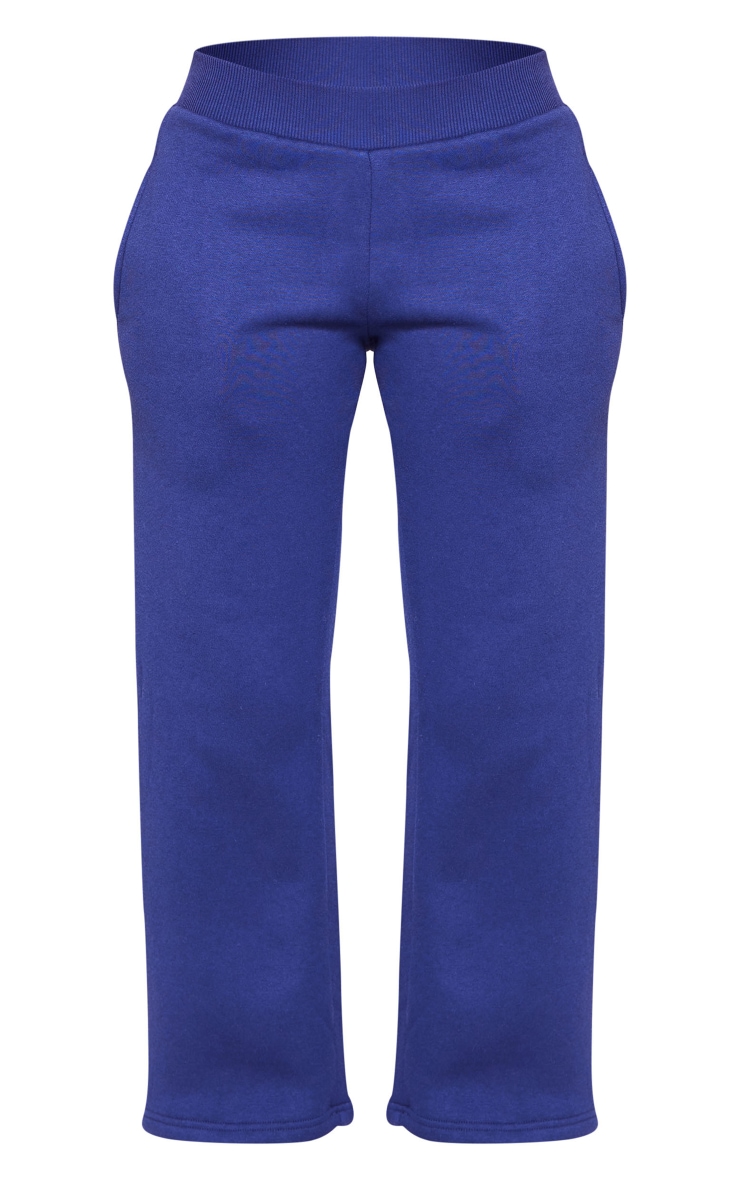 Petite Blue Wide Leg Sweatpants image 5