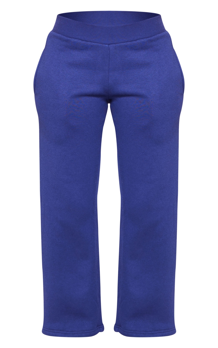 Petite Blue Wide Leg Track Pants image 5