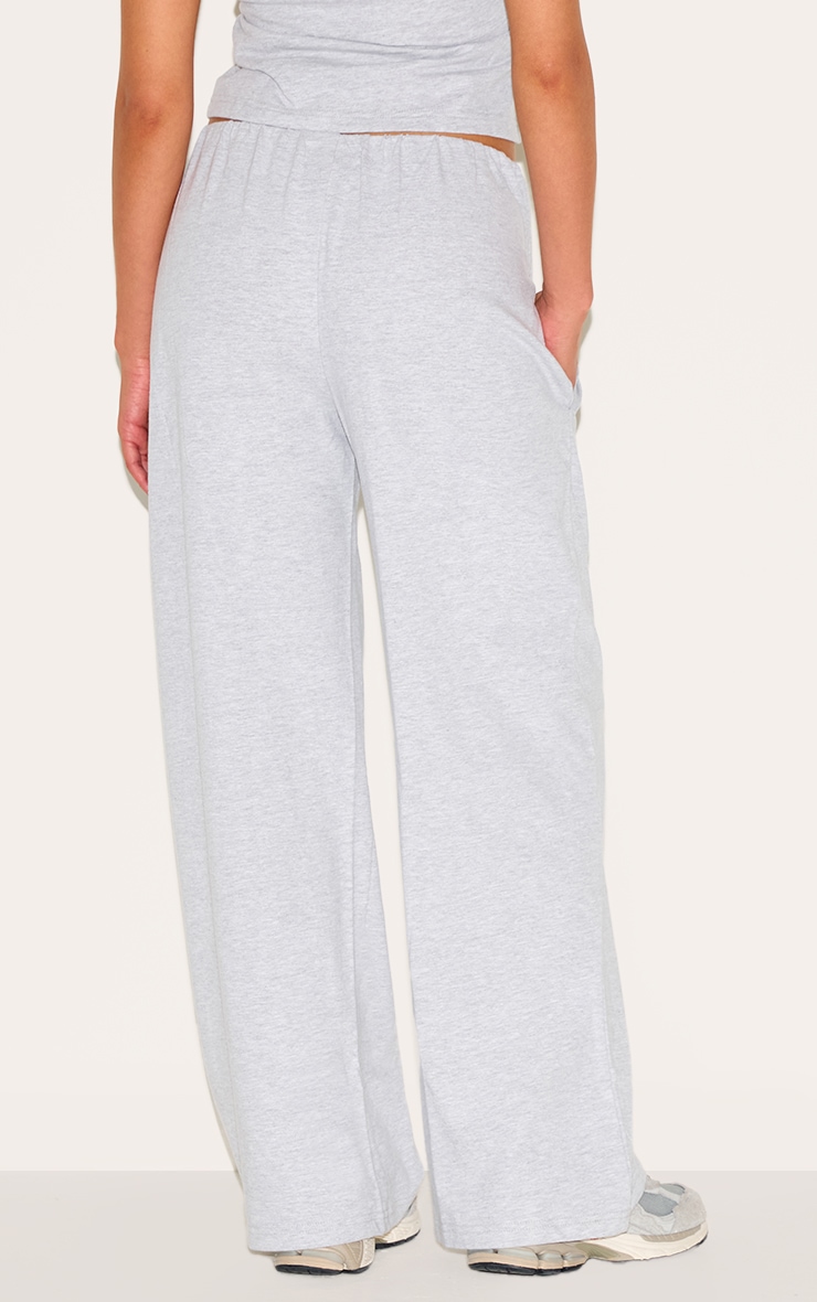 Petite Pantalon large gris cendré à taille élastique image 3