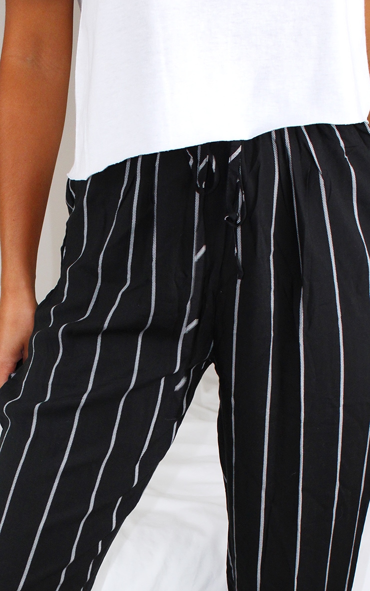 petite striped trousers
