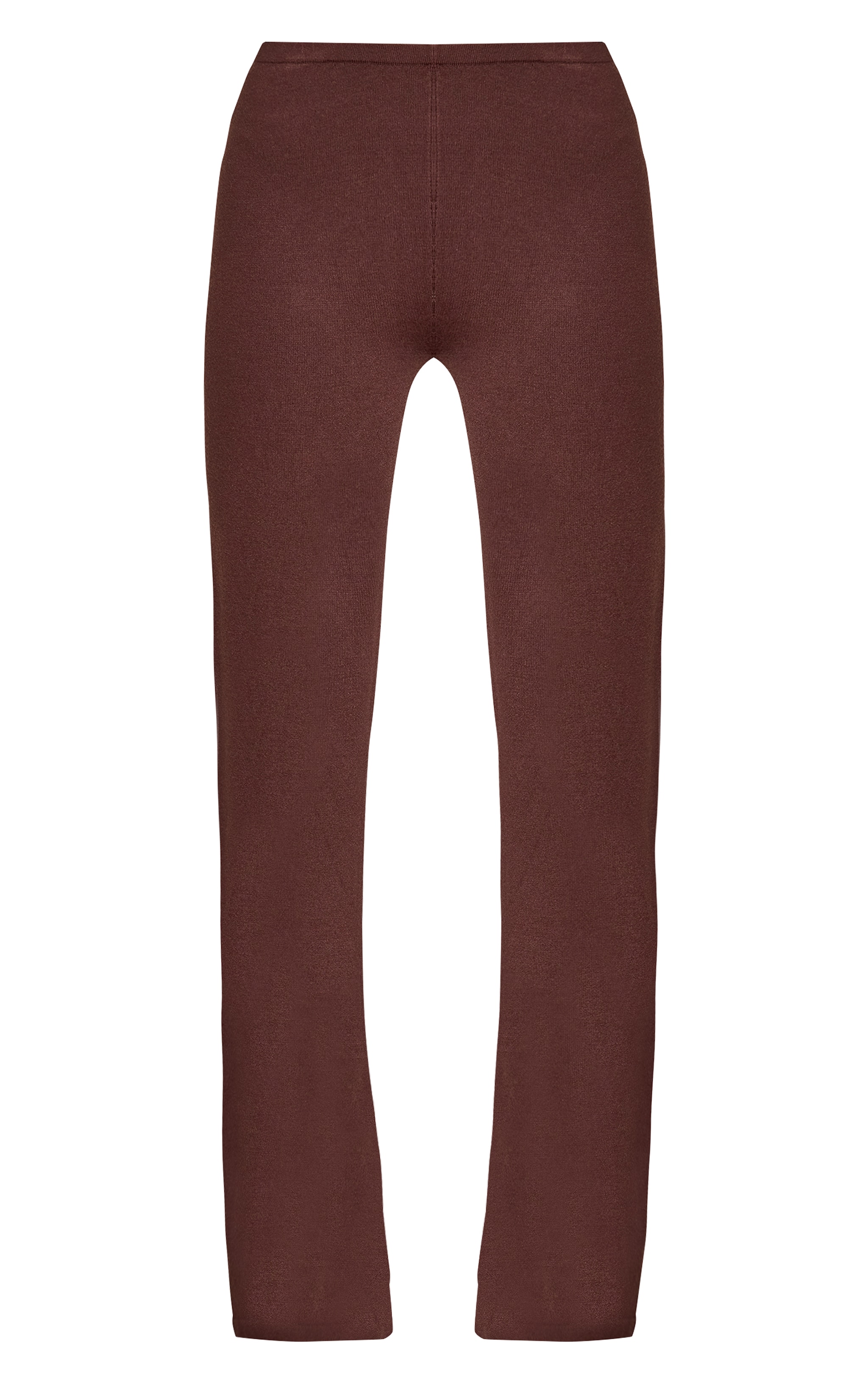 Chocolate Fine Knit Flared Legging image 5