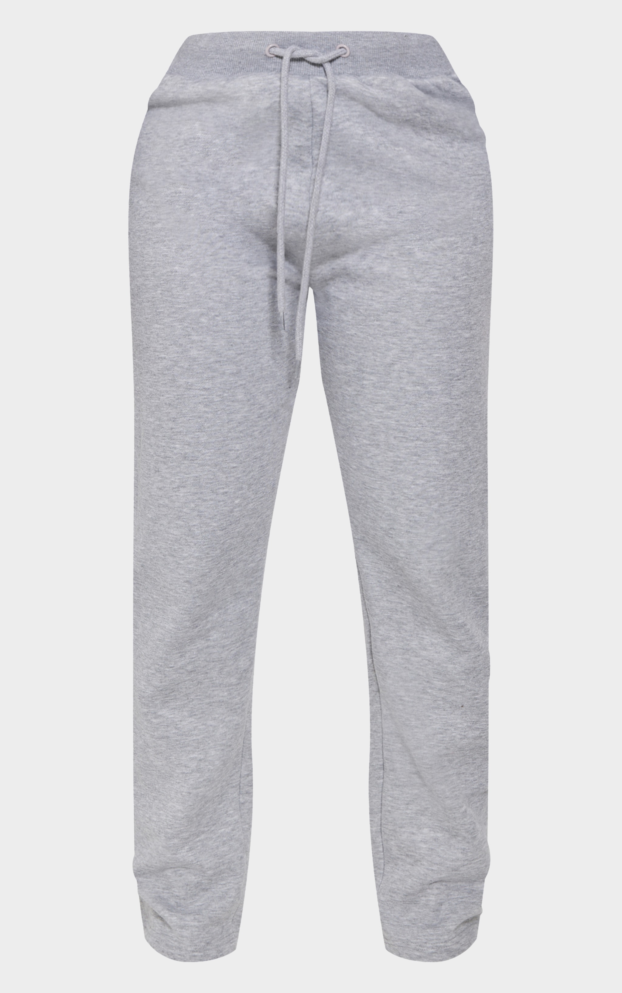 PRETTYLITTLETHING Shape Grey Marl Printed Back Oversized Track Pants image 5