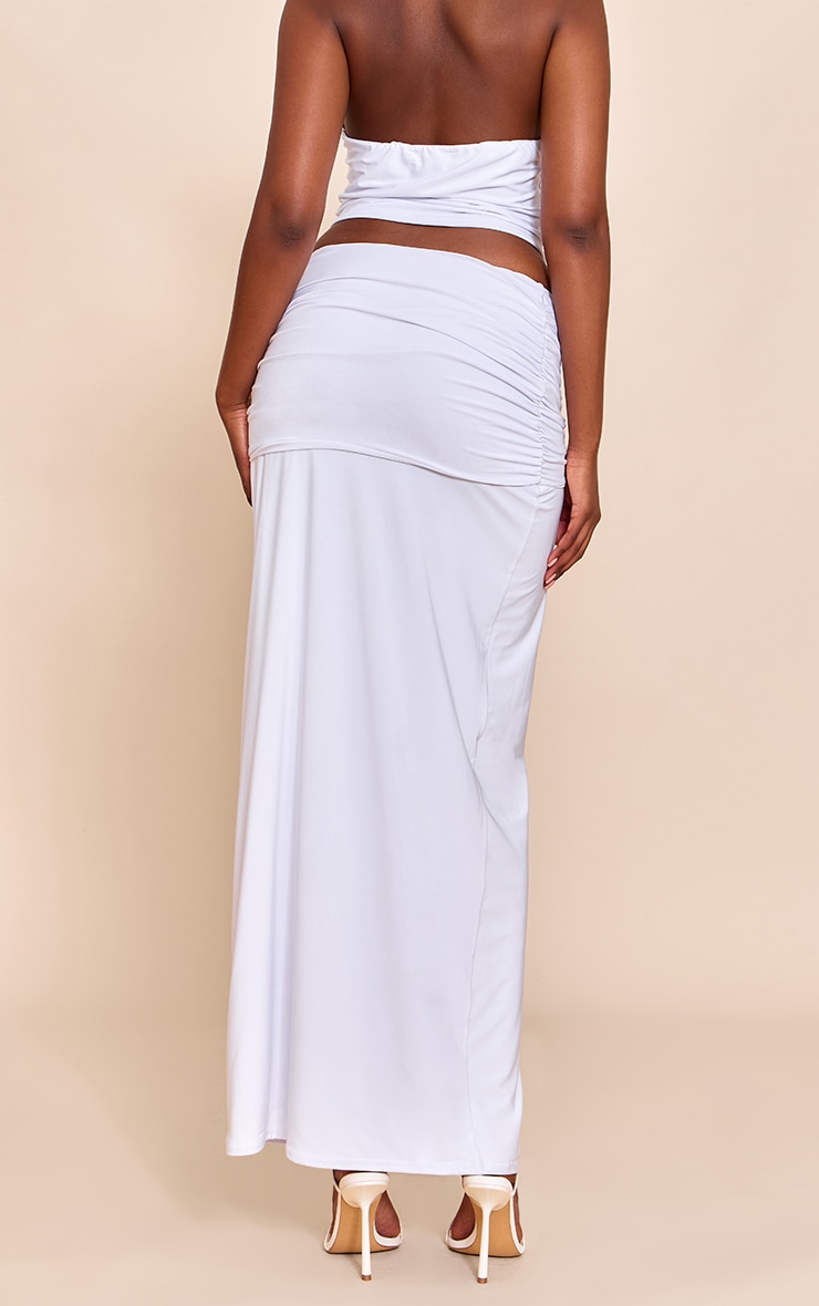 スカート [YOUHEE] FRILL DETAILED MAXI SKIRT WHITE b6c68df289f16a2f7db8b84faad9d1
