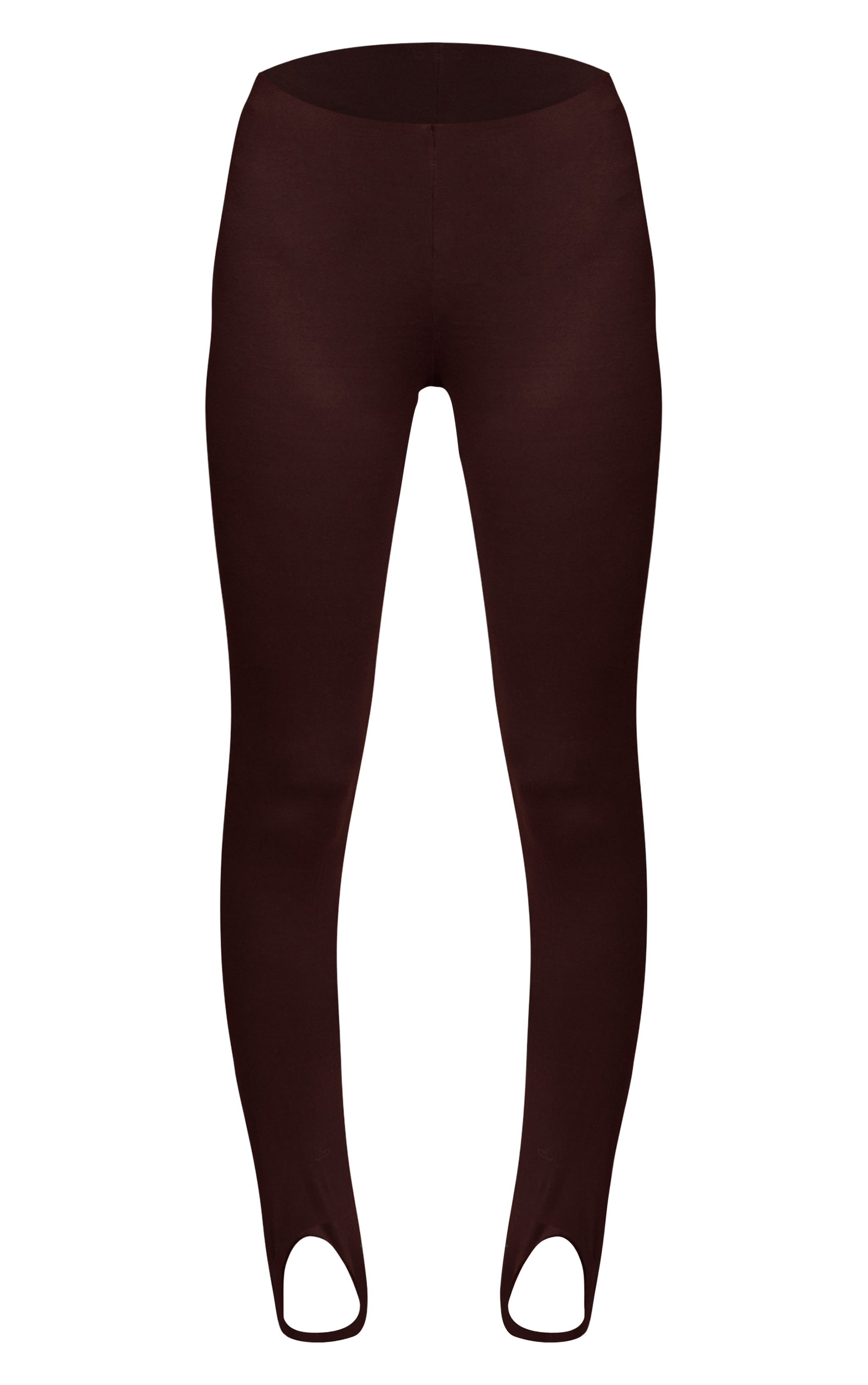 Legging doux chocolat à brides sous les pieds image 5