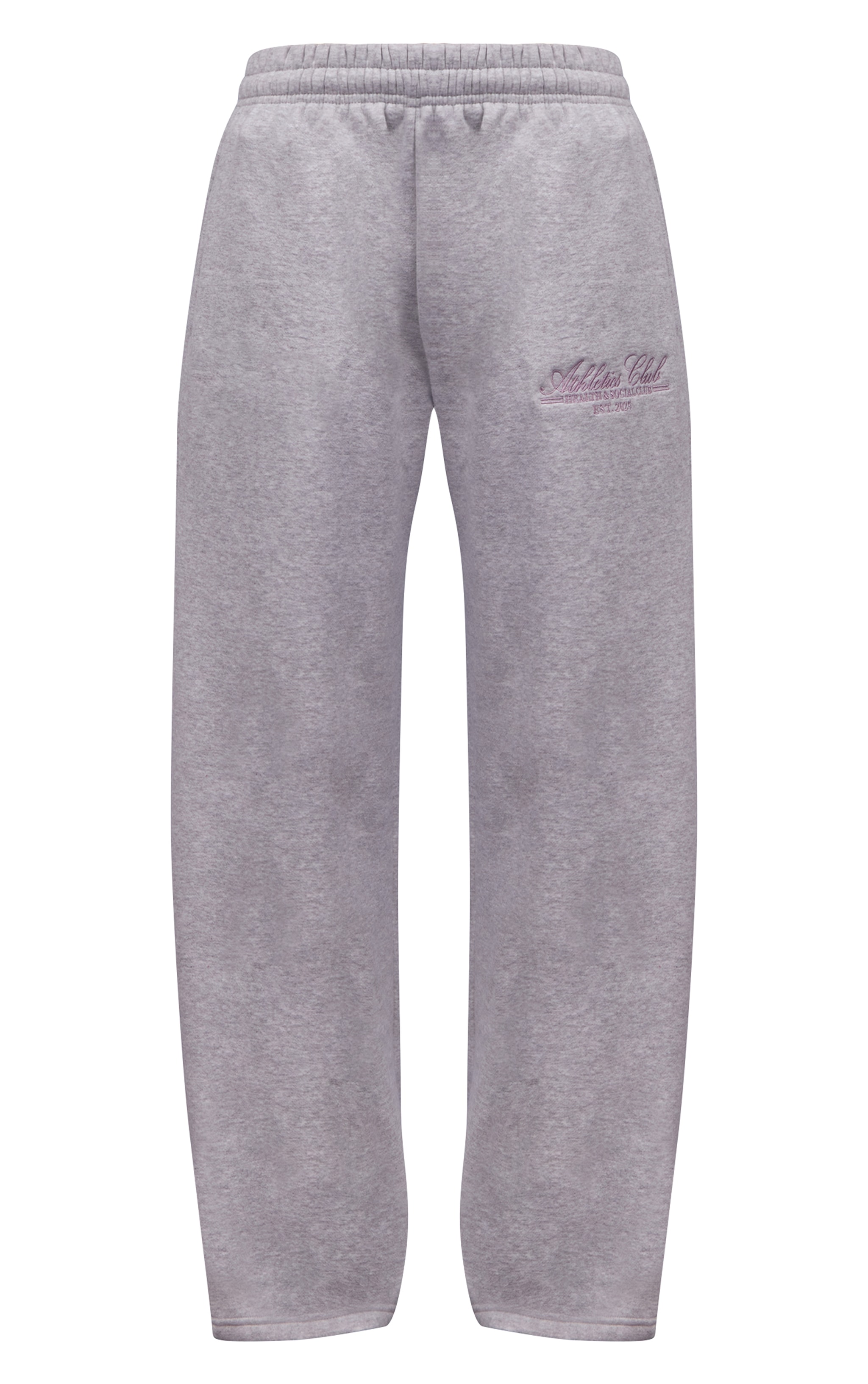 Ash Grey Athletics Club Cotton Fleece Straight Leg Sweatpants image 5