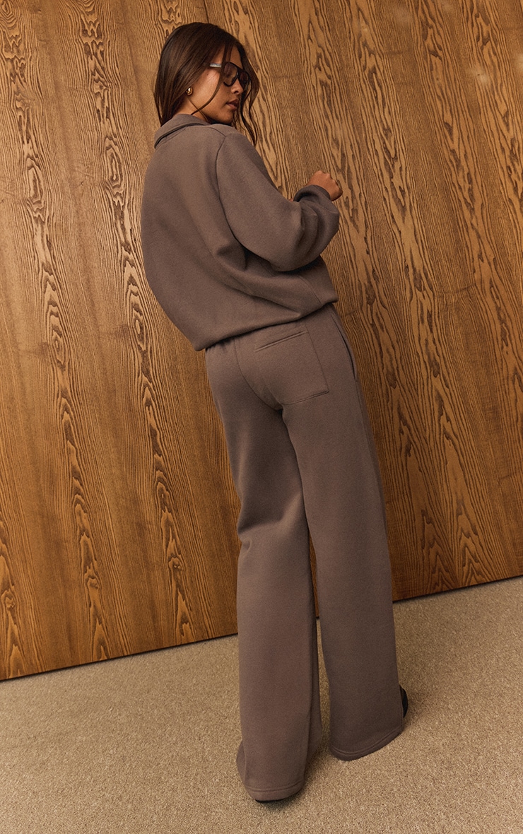 Charcoal Prettylittlething Straight Leg Sweatpants image 2