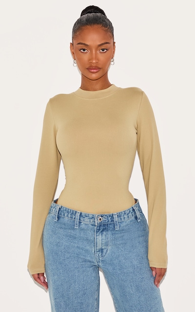 Shape Stone Sculpted Long Sleeve Bodysuit