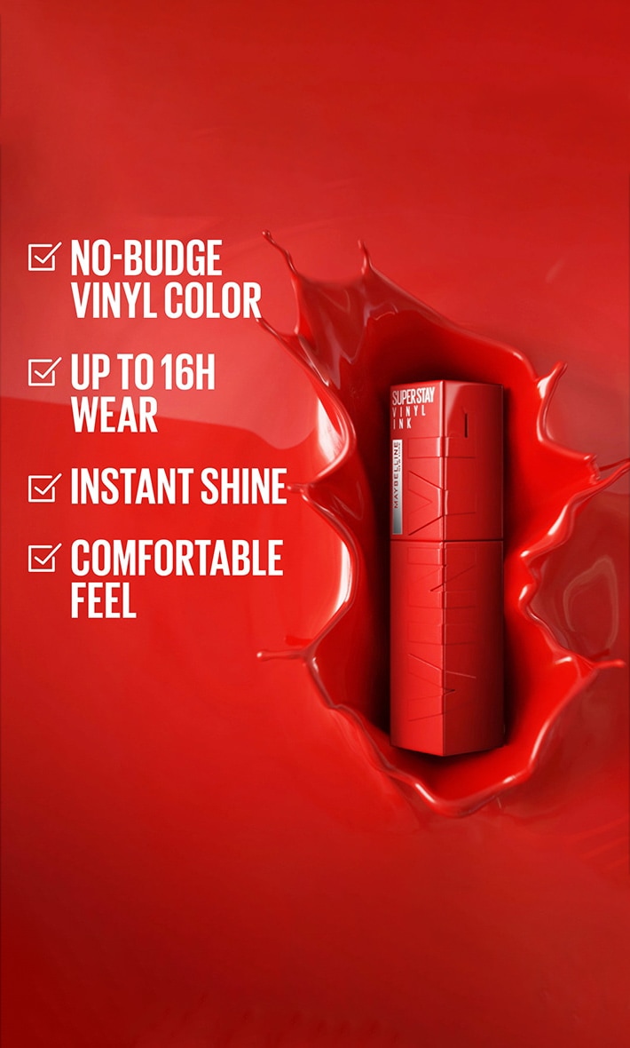 Maybelline SuperStay Vinyl Ink Long Lasting Liquid Lipstick 55 Royal image 5