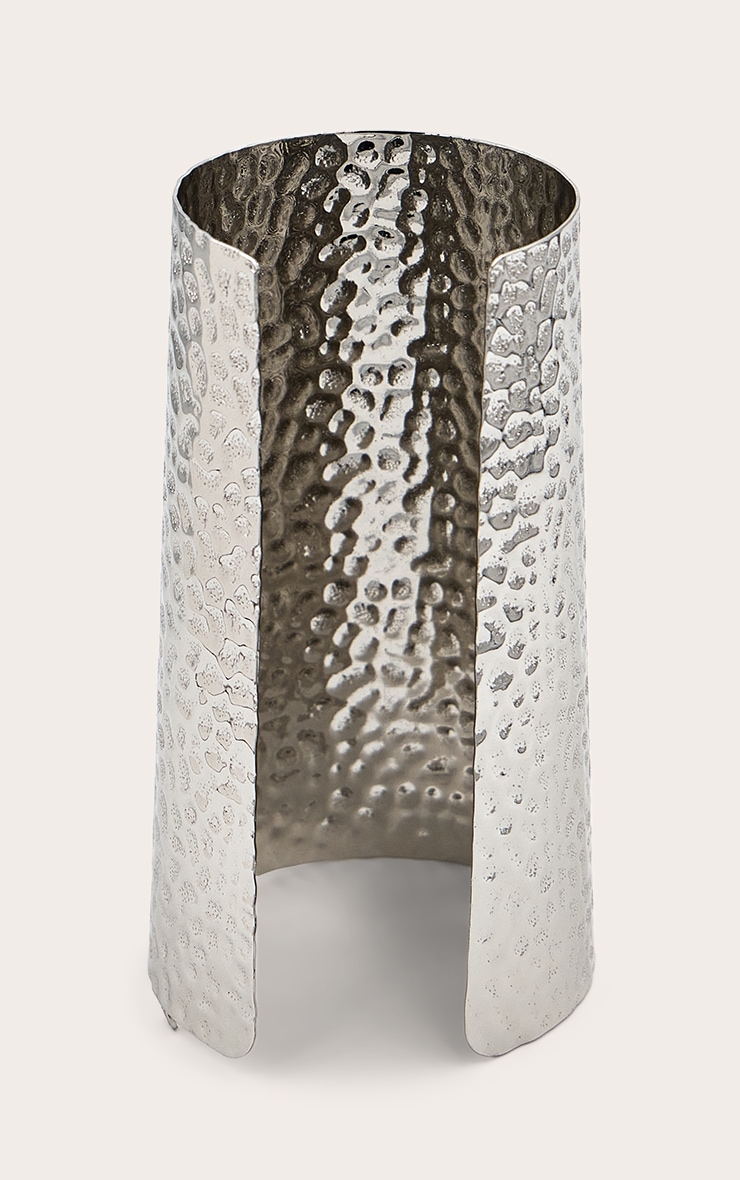 Silver Texture Cuff Bracelet image 3