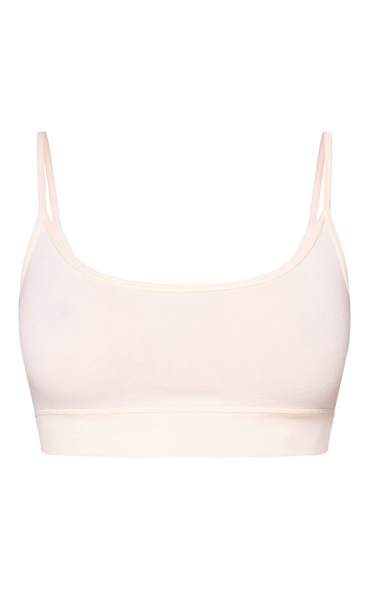 Cream Soft Cotton Bralet image 5
