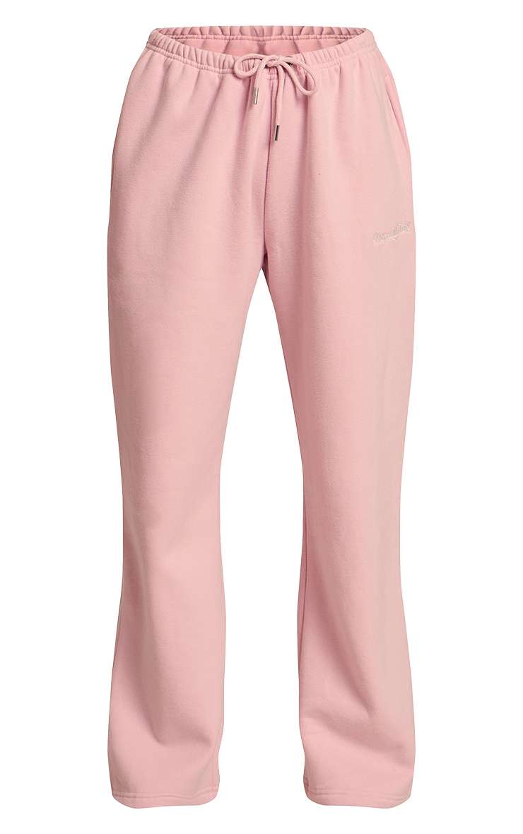Pink Prettylittlething Wide Leg Track Pant image 5