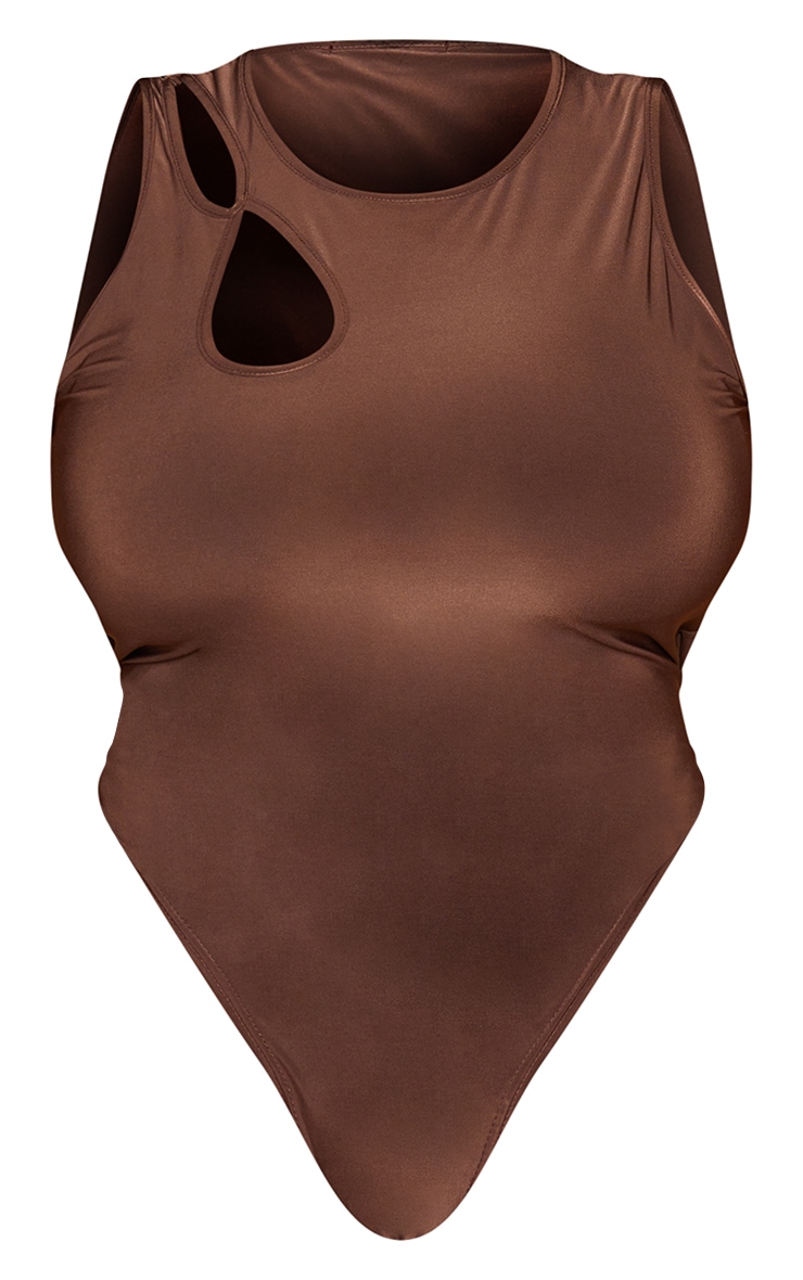 Plus Chocolate Cut Out Detail Bodysuit image 5