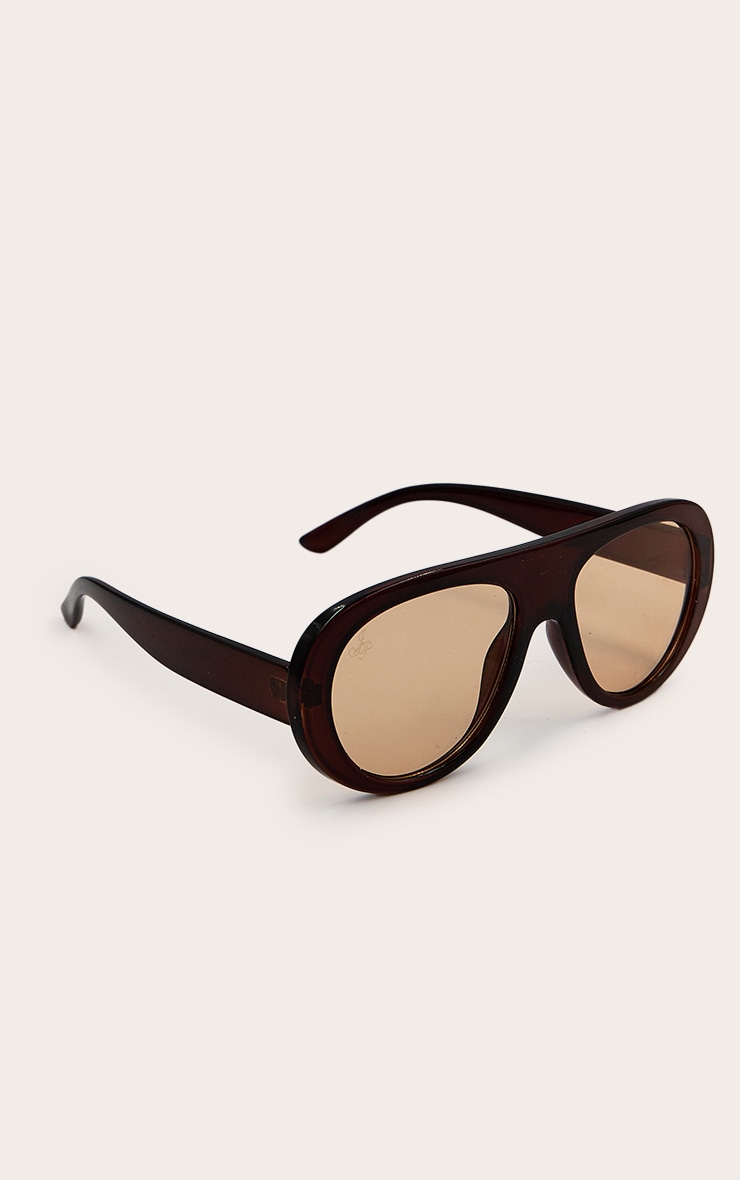 Jeepers Peepers Round Aviator Chunky Sunglasses image 3