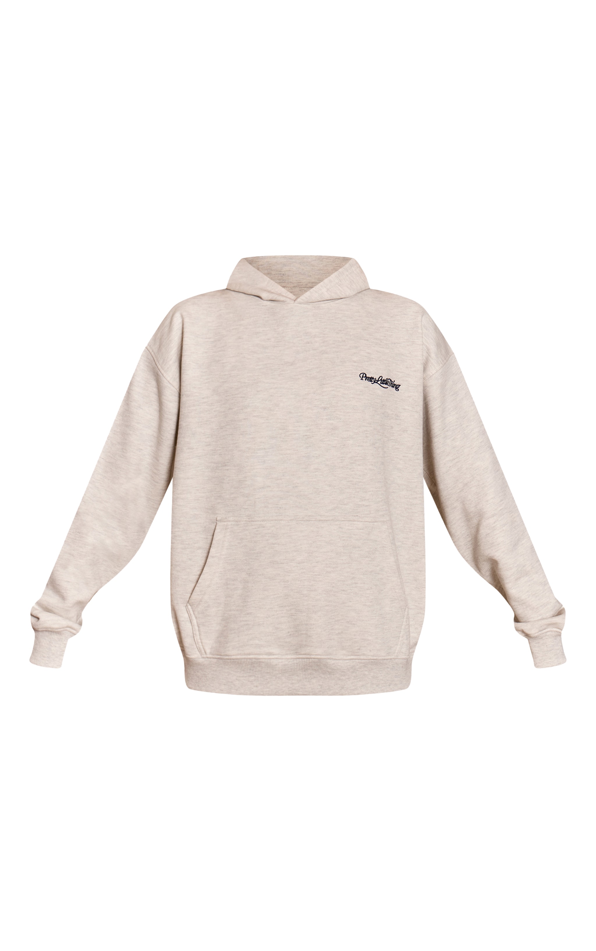 PLT Ash Grey 440 GSM Heavyweight Cotton Loopback Hoodie image 5