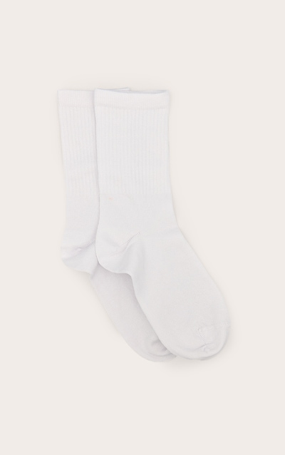 Basic White Sport Socks