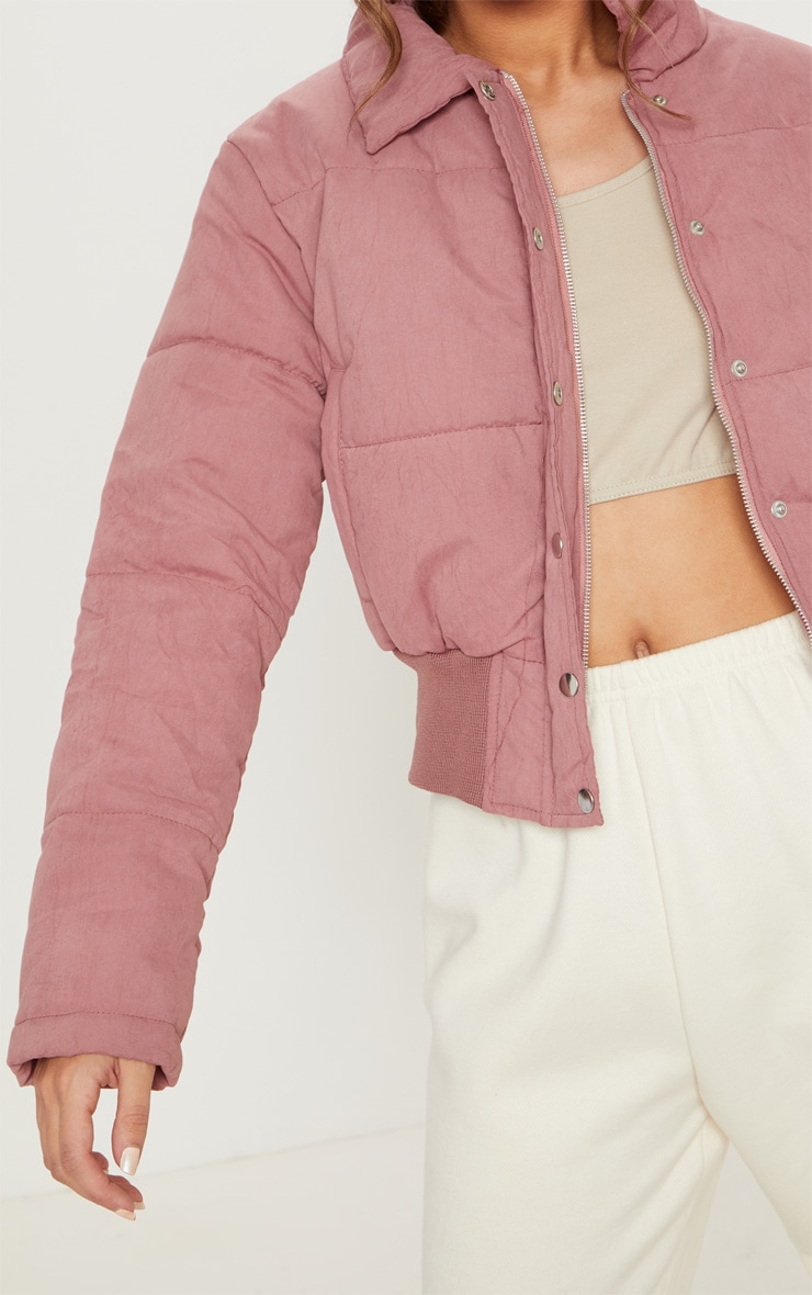 peach cropped jacket