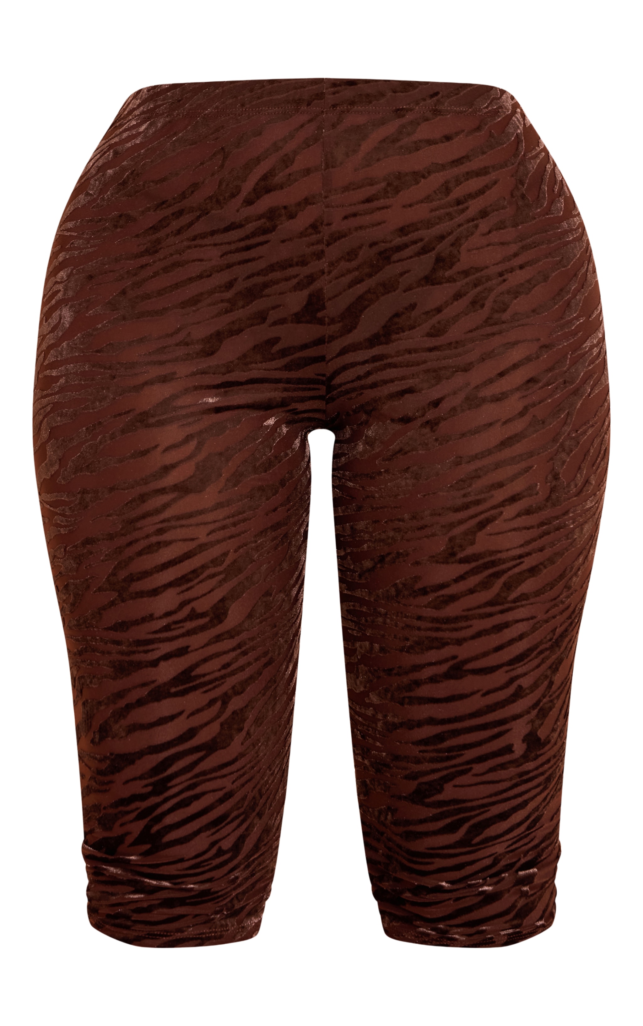 Shape Chocolate Zebra Devore Capri Pants image 5