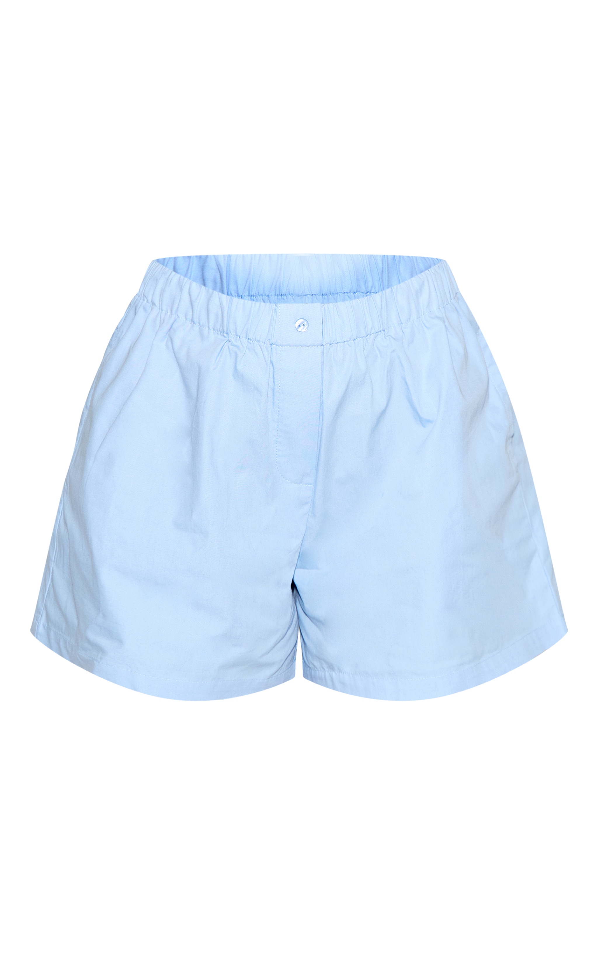 Short fluide en popeline bleu ciel image 6