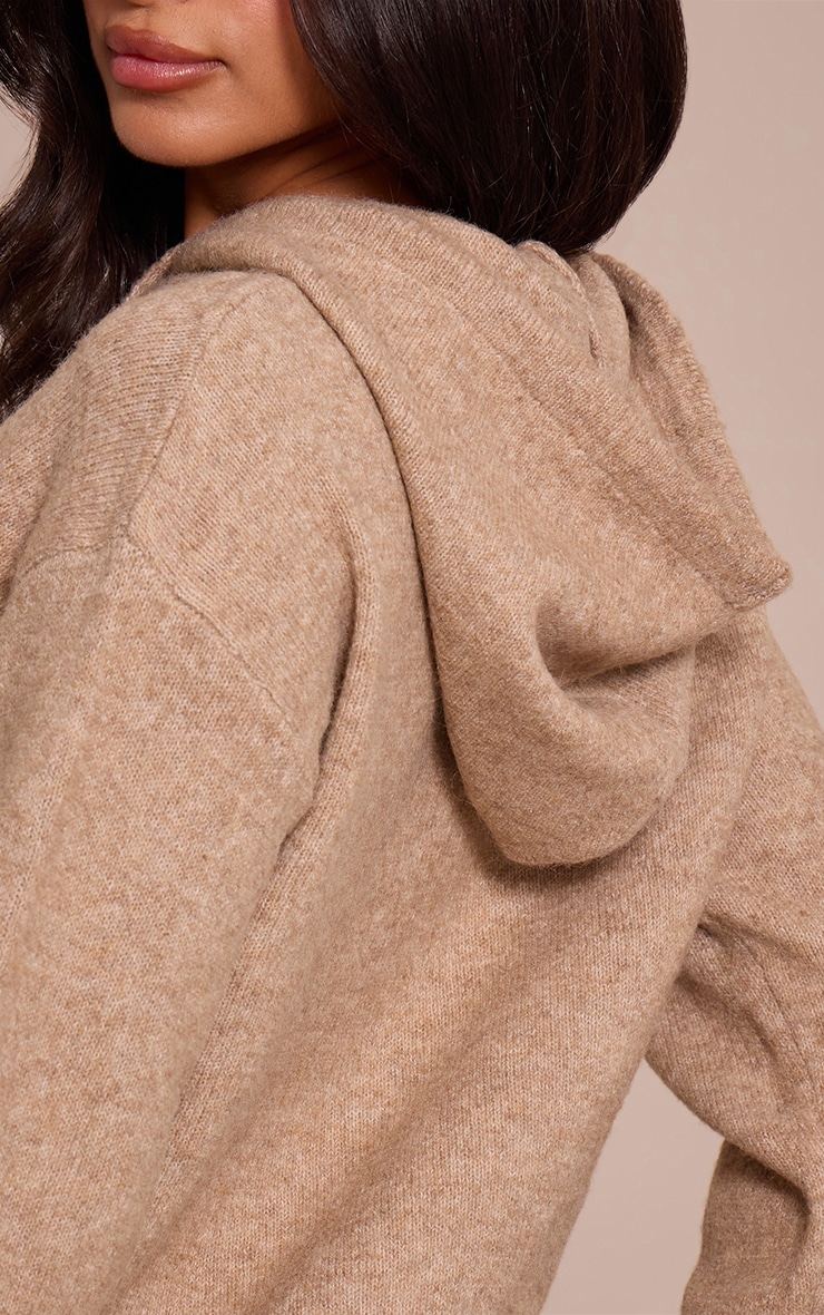 Petite Pebble Knitted Hoodie image 4