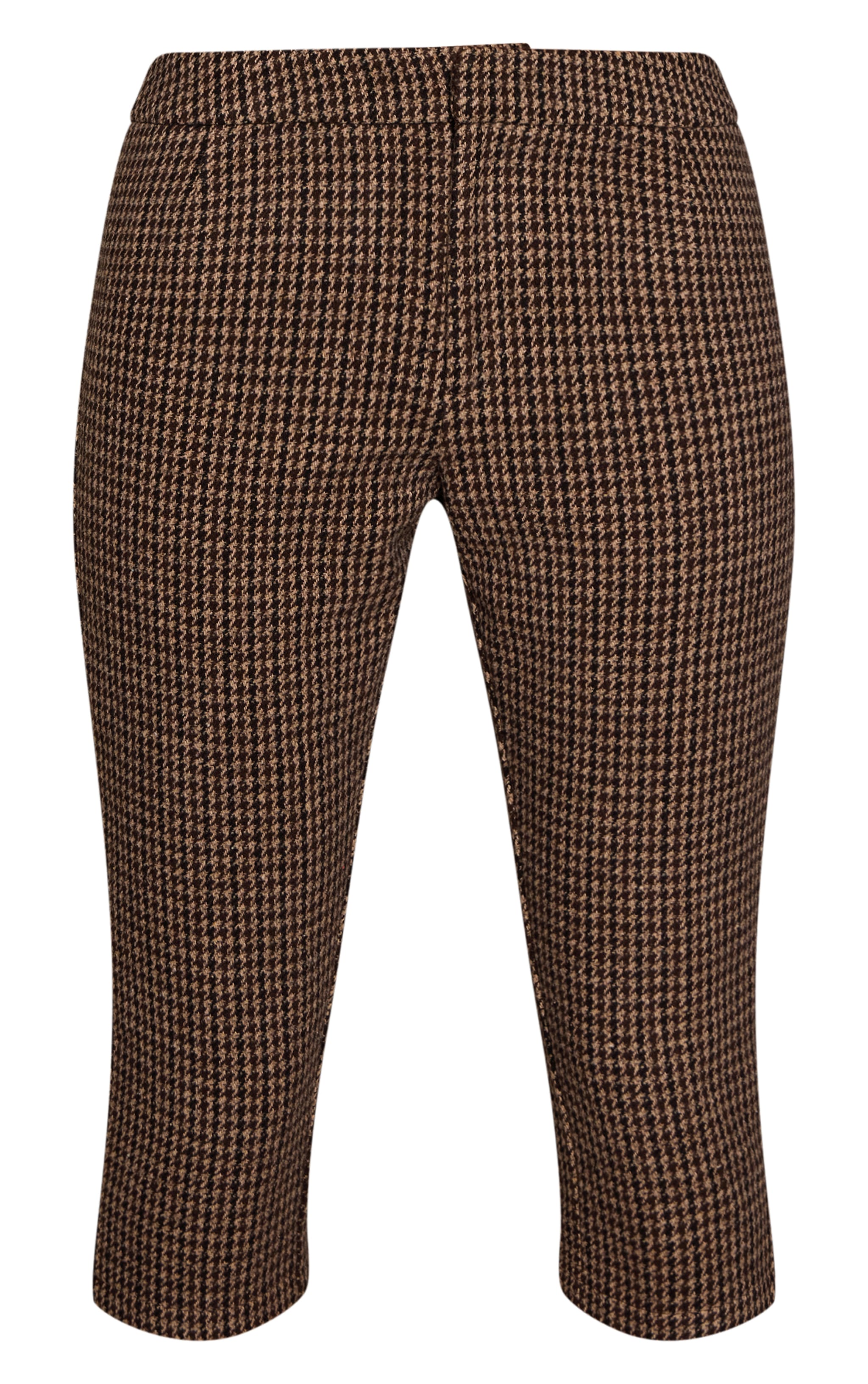 Brown Dogtooth Tailored Capri image 5
