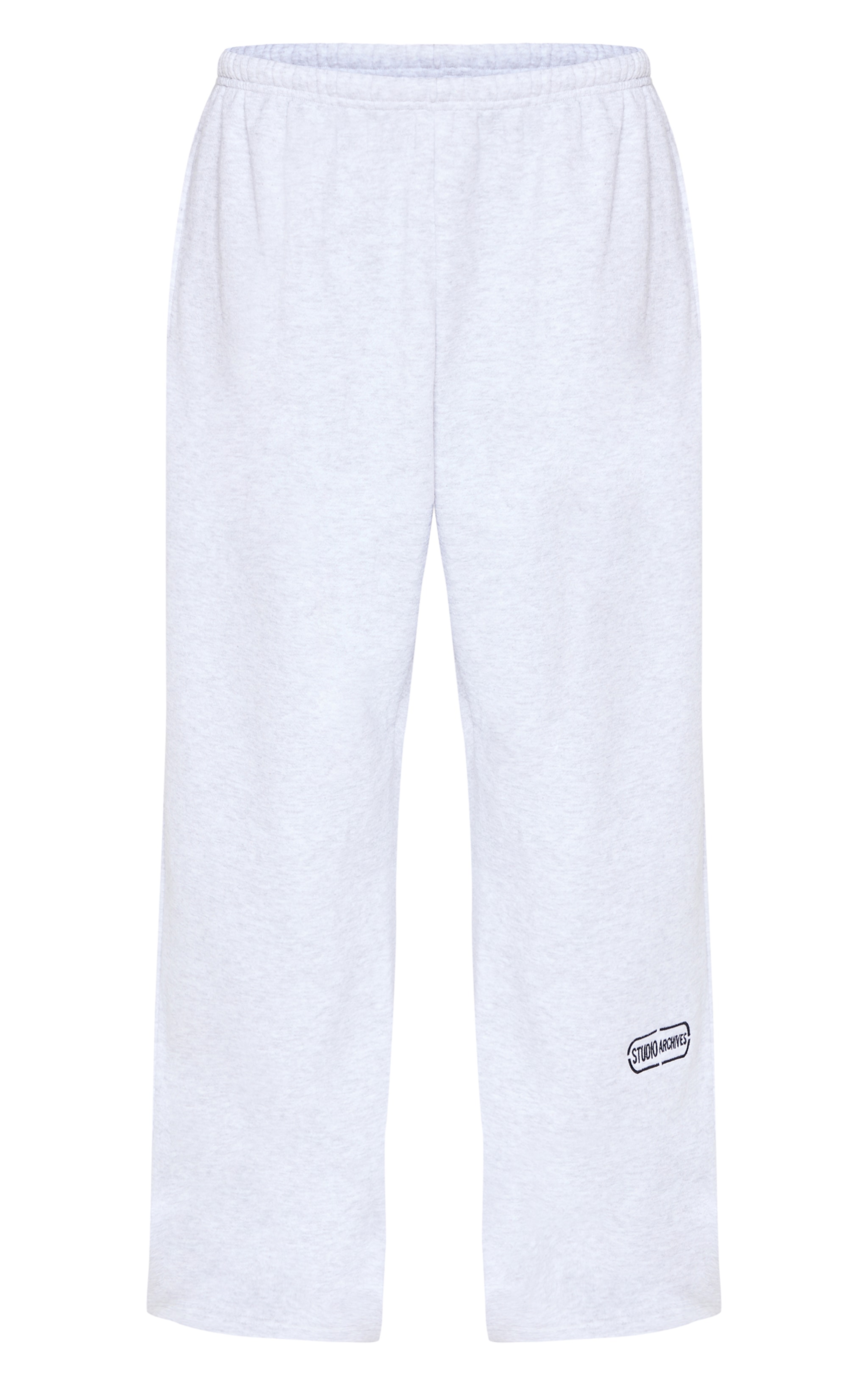 Ash Grey Thin Waistband Drop Crotch Sweatpants image 5