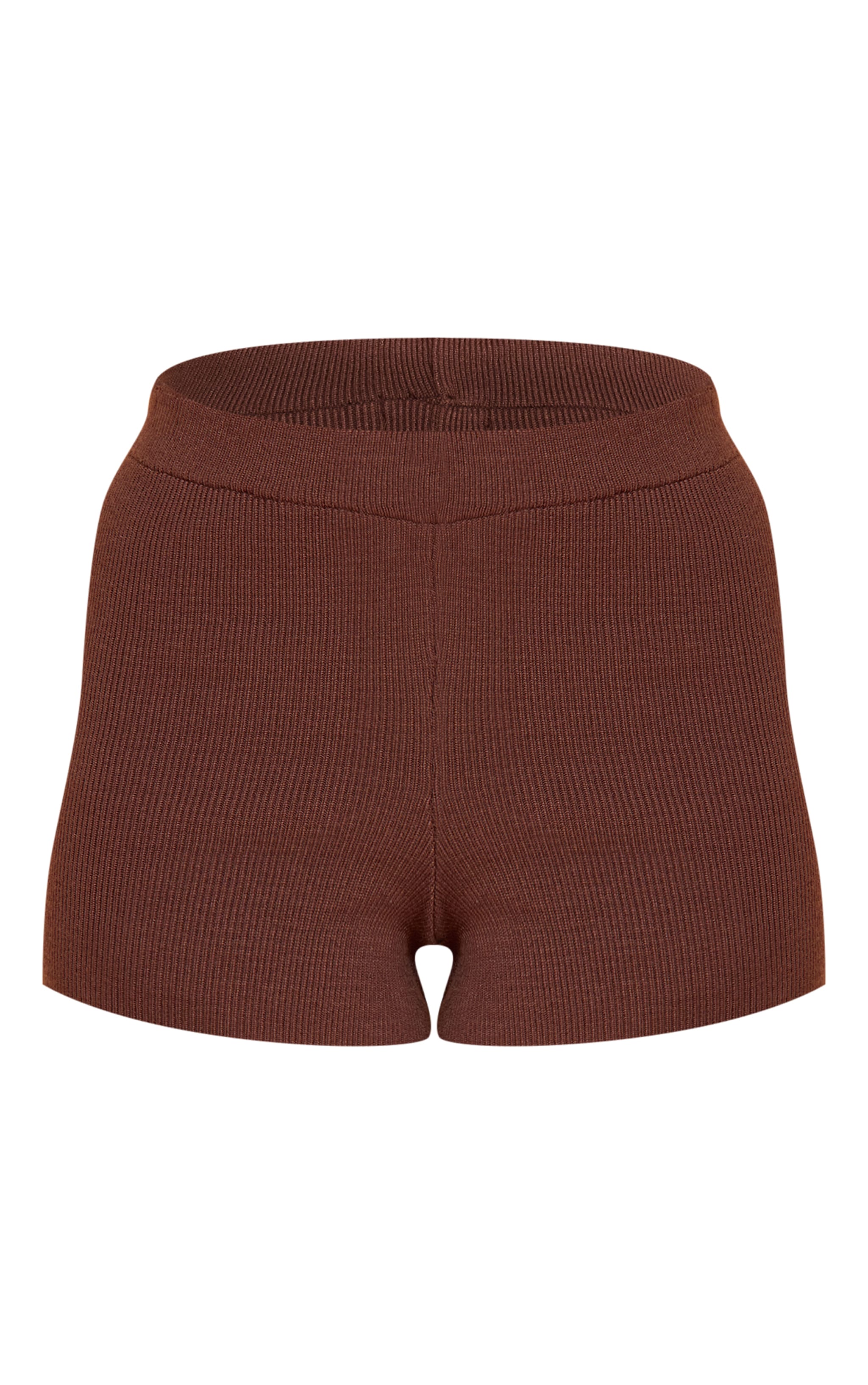Chocolate Compact Knitted Mini Short image 6