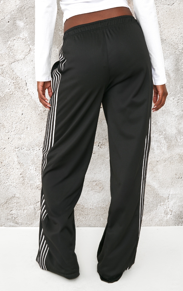 卸し売り購入 Tall Black Tricot Side Stripe Wide Leg Sweatpants | Tall トップス