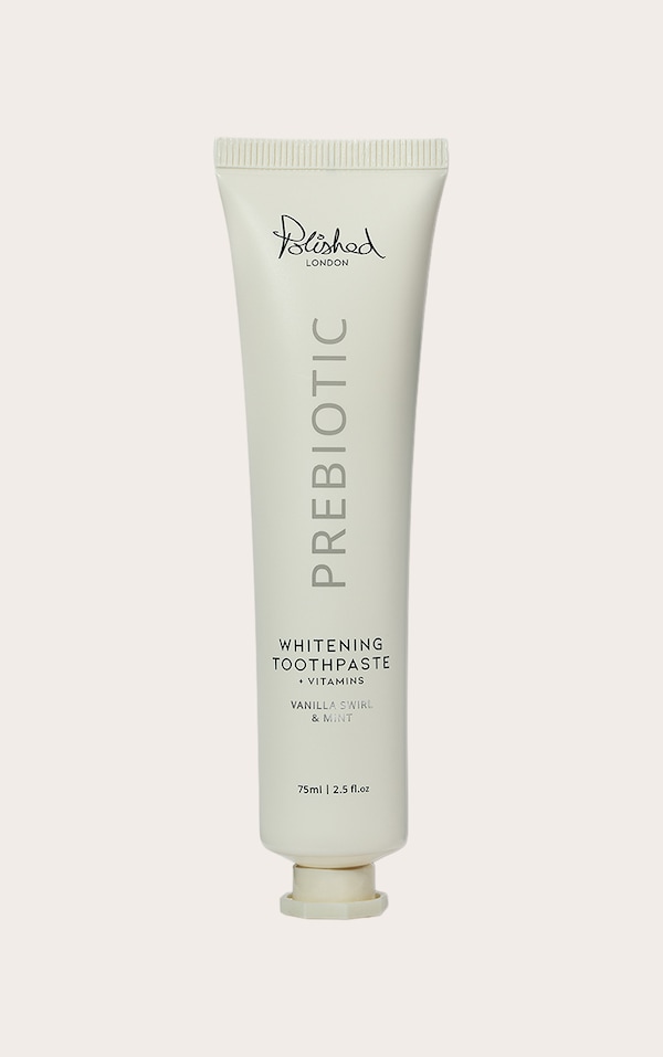 Polished London Prebiotic Whitening Toothpaste Vanilla Swirl & Mint Flavour 75ml